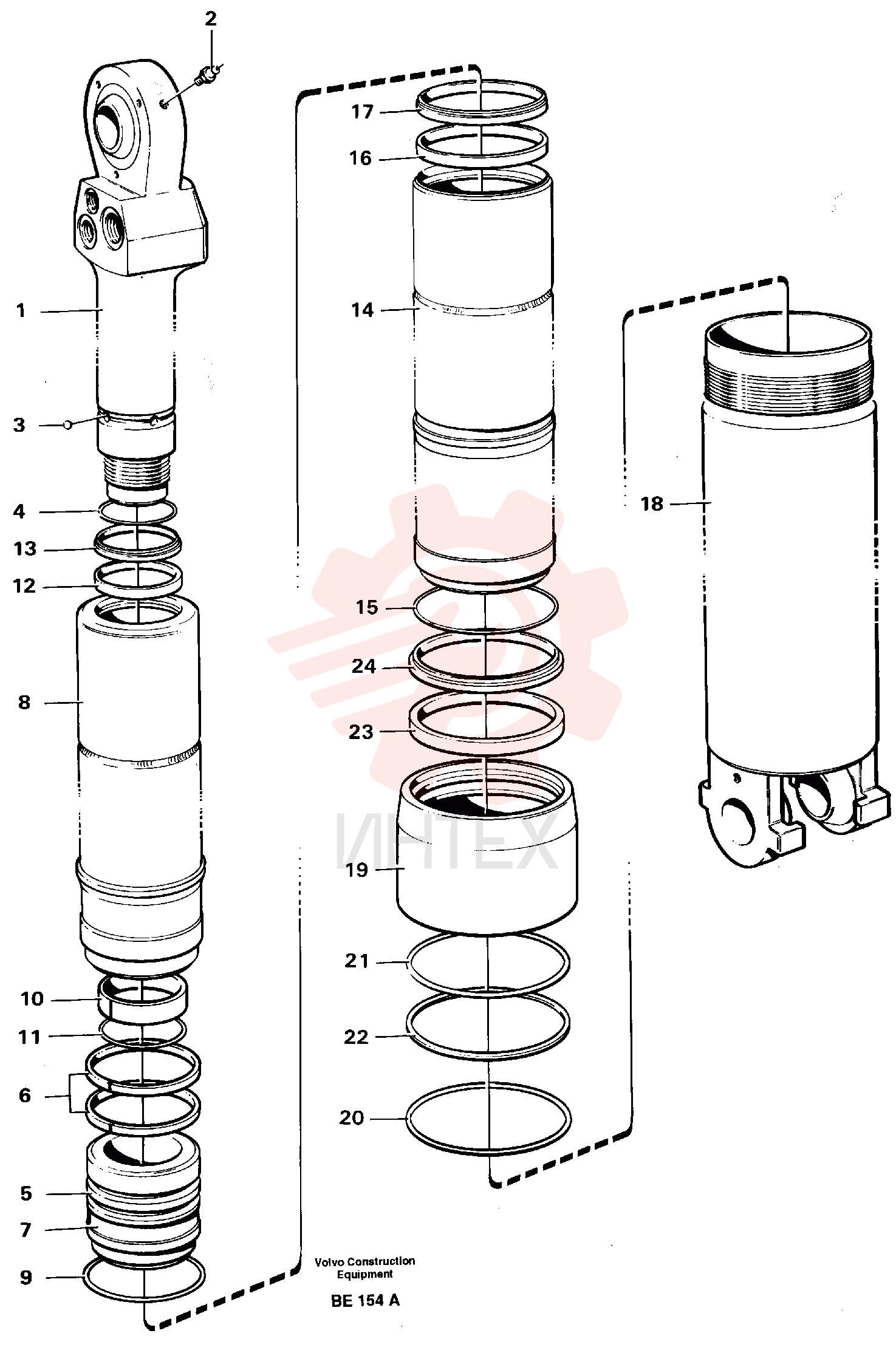 Bearing bushing VOE 11996119 (2)