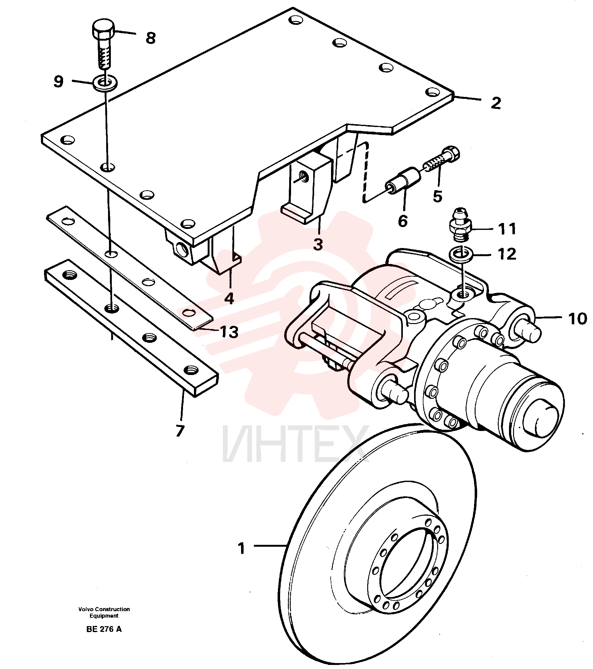 Brake disc VOE 11050233