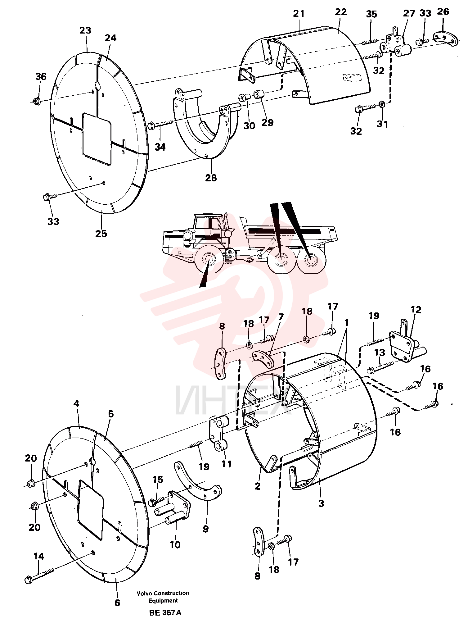 Brake Shield VOE 11061875
