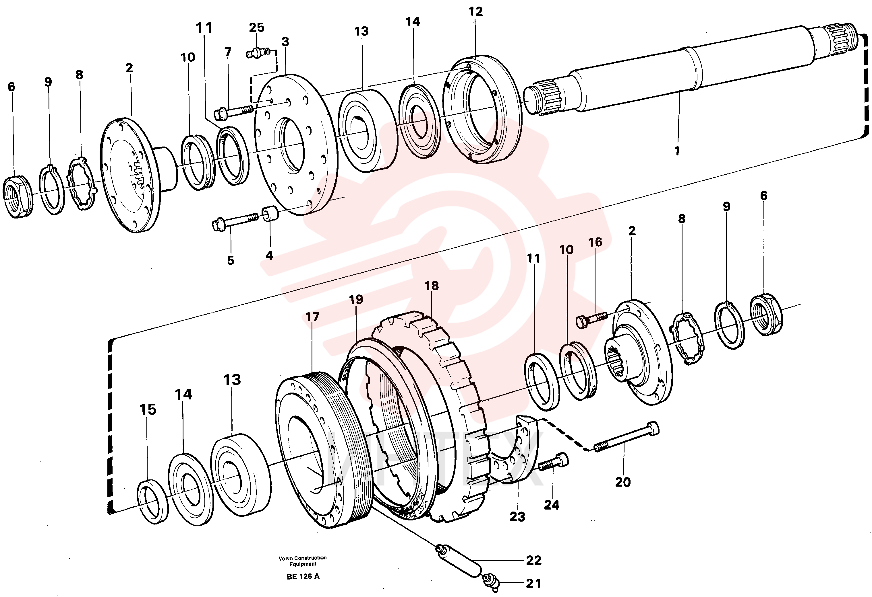 Countershaft VOE 11055442