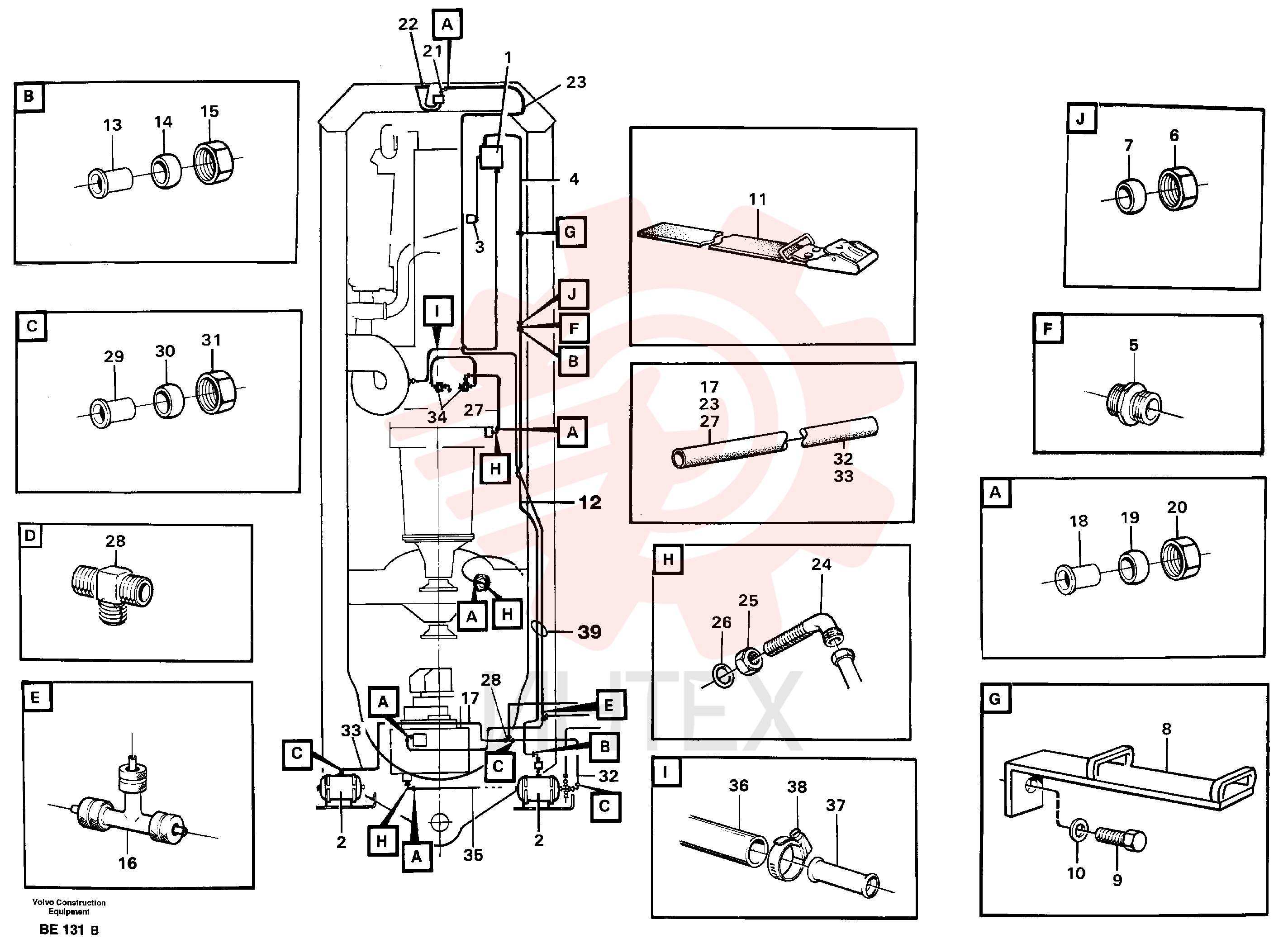 Gasket VOE 957178 (1)