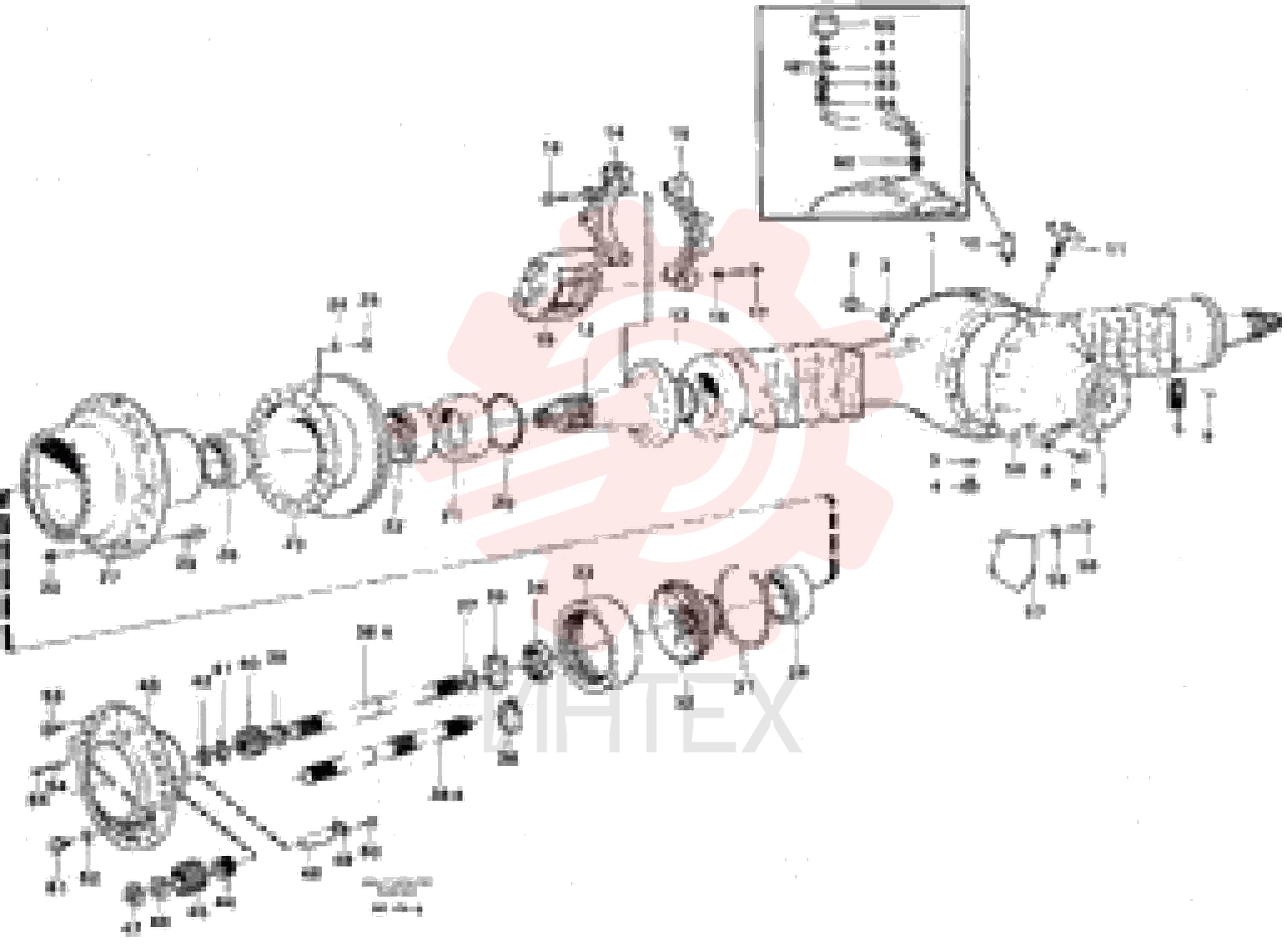 Gear ring holder VOE 11034109