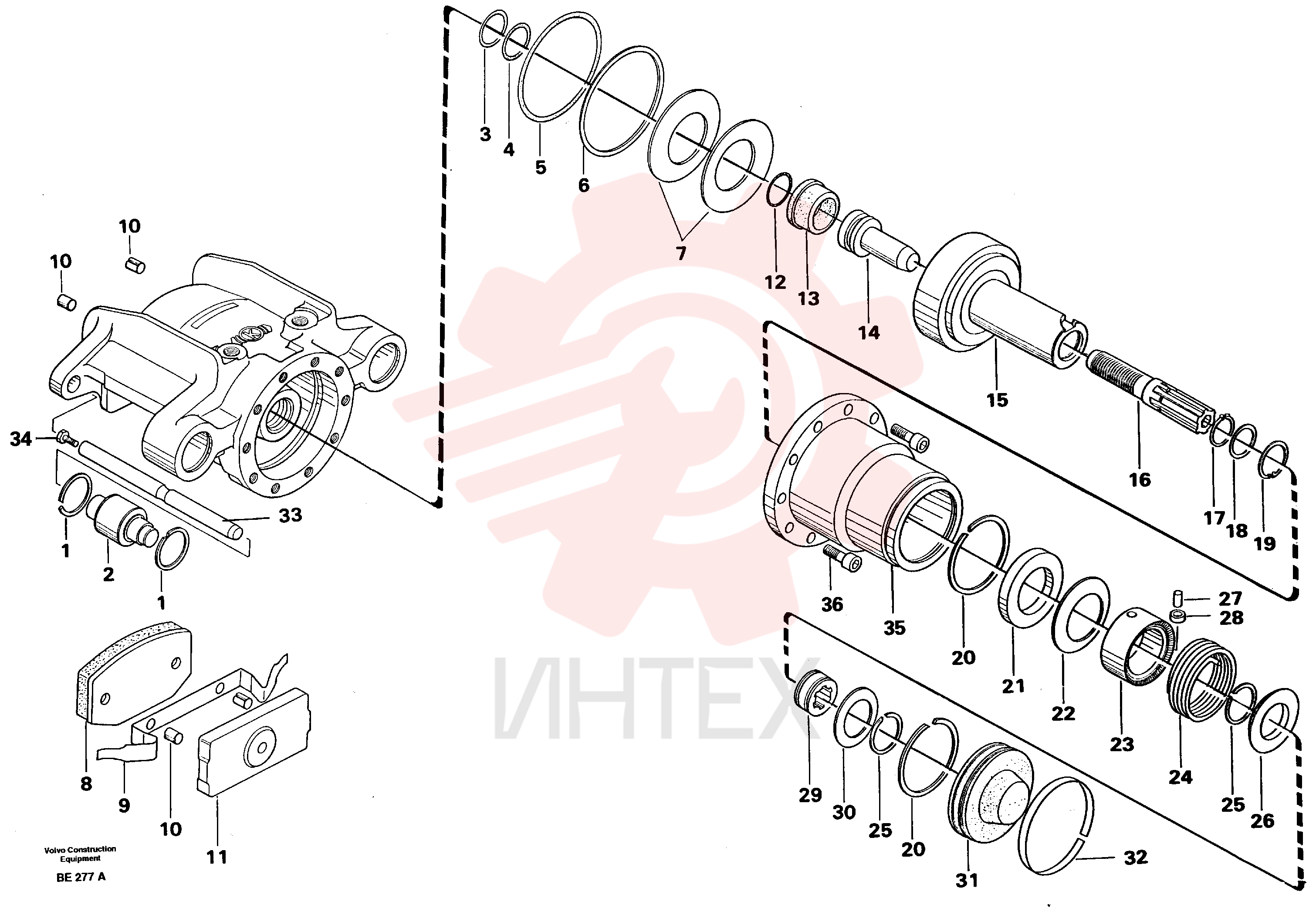 Handbrake VOE 4872179