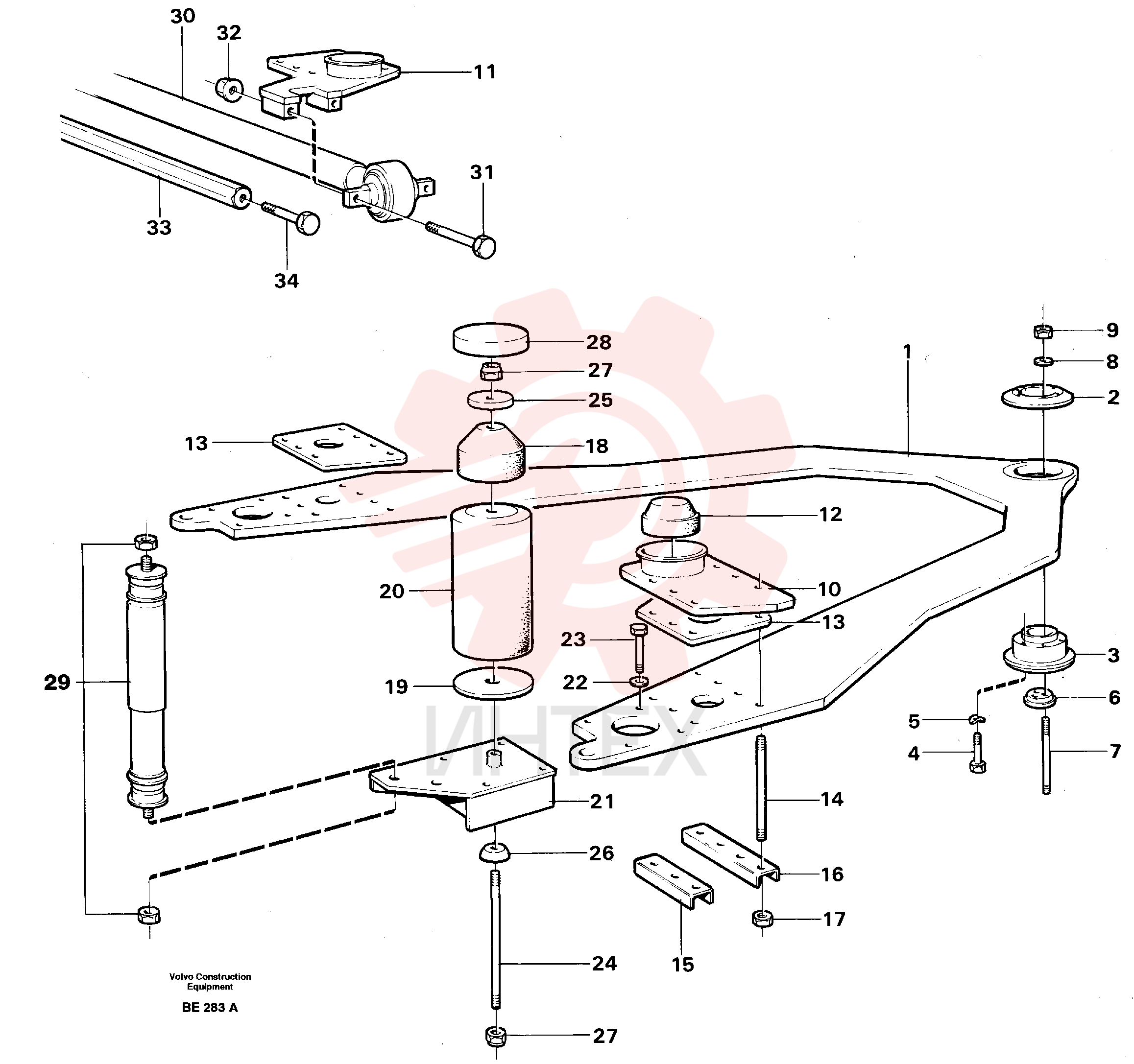 Hexagon nut VOE 961995
