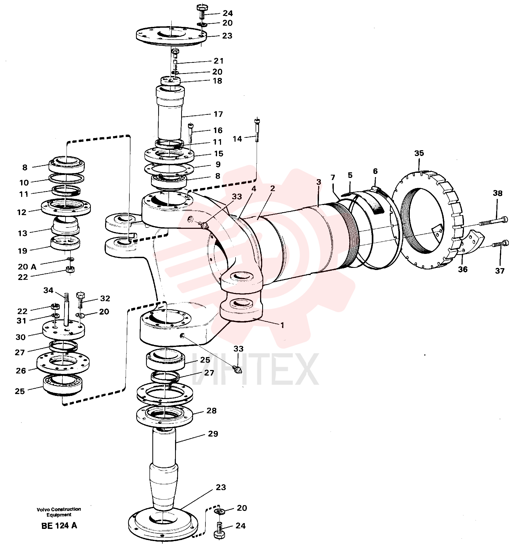 Lock nut VOE 11055345