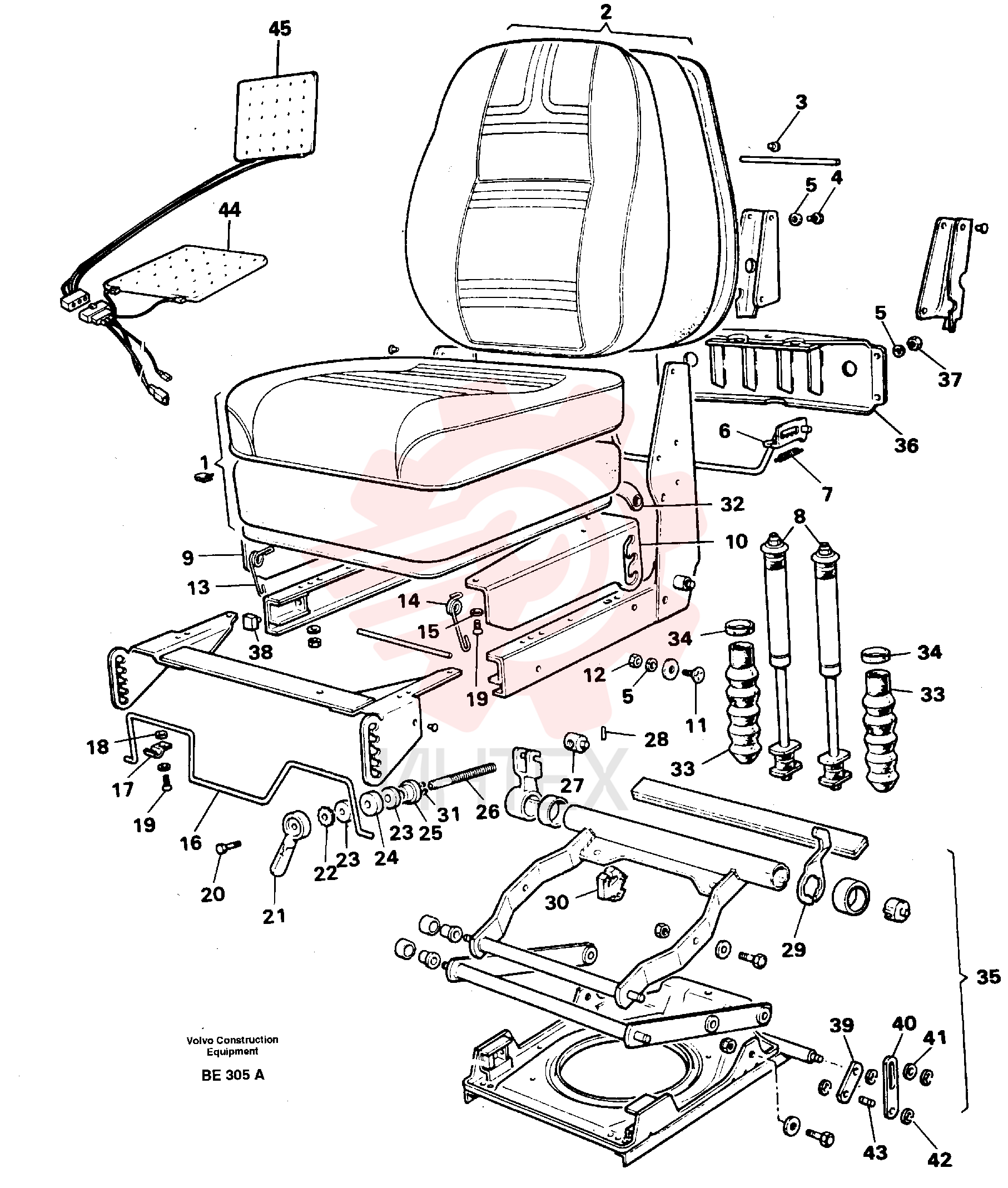 Operator's Seat VOE 4881694