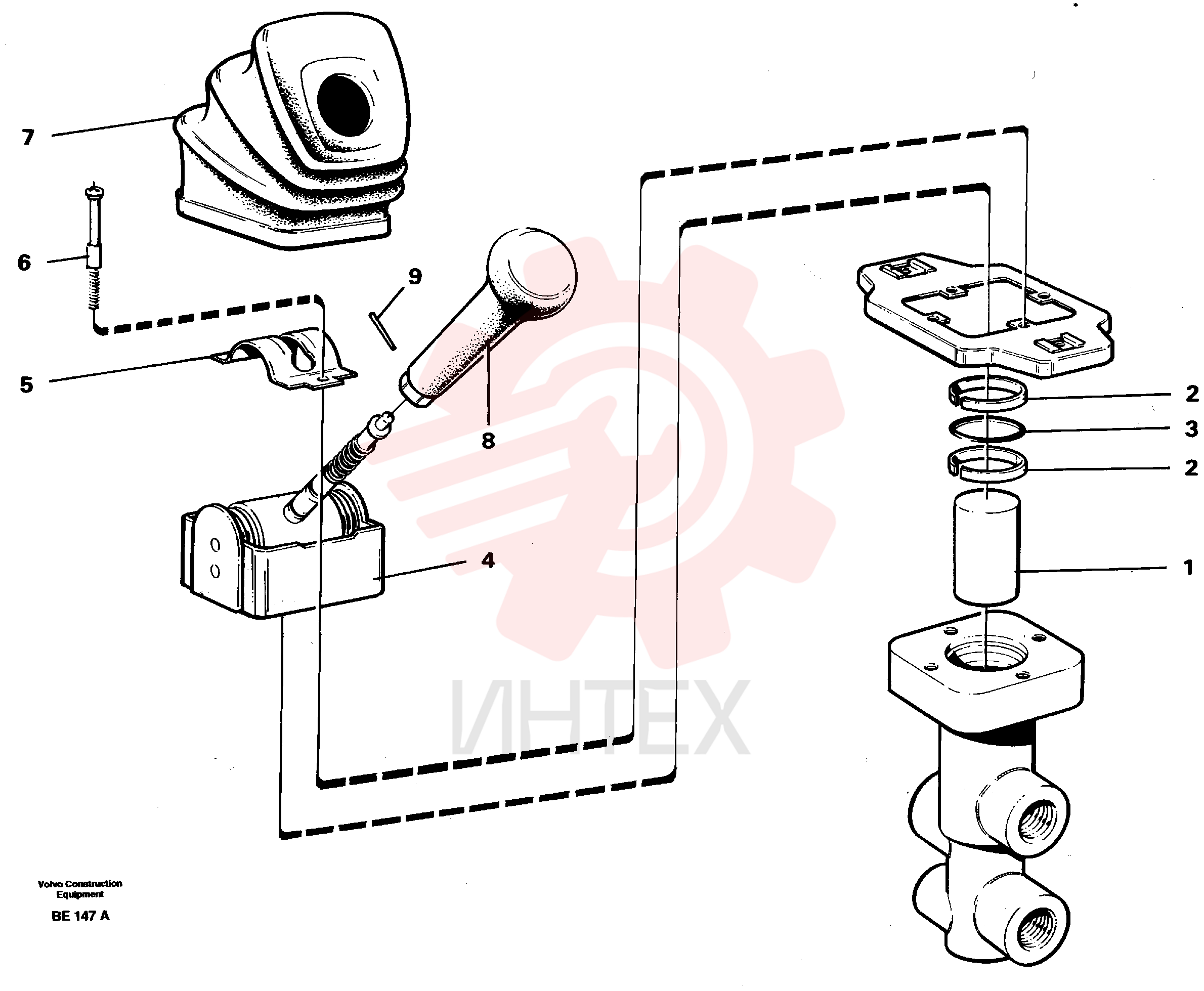Parking brake valve VOE 11034444