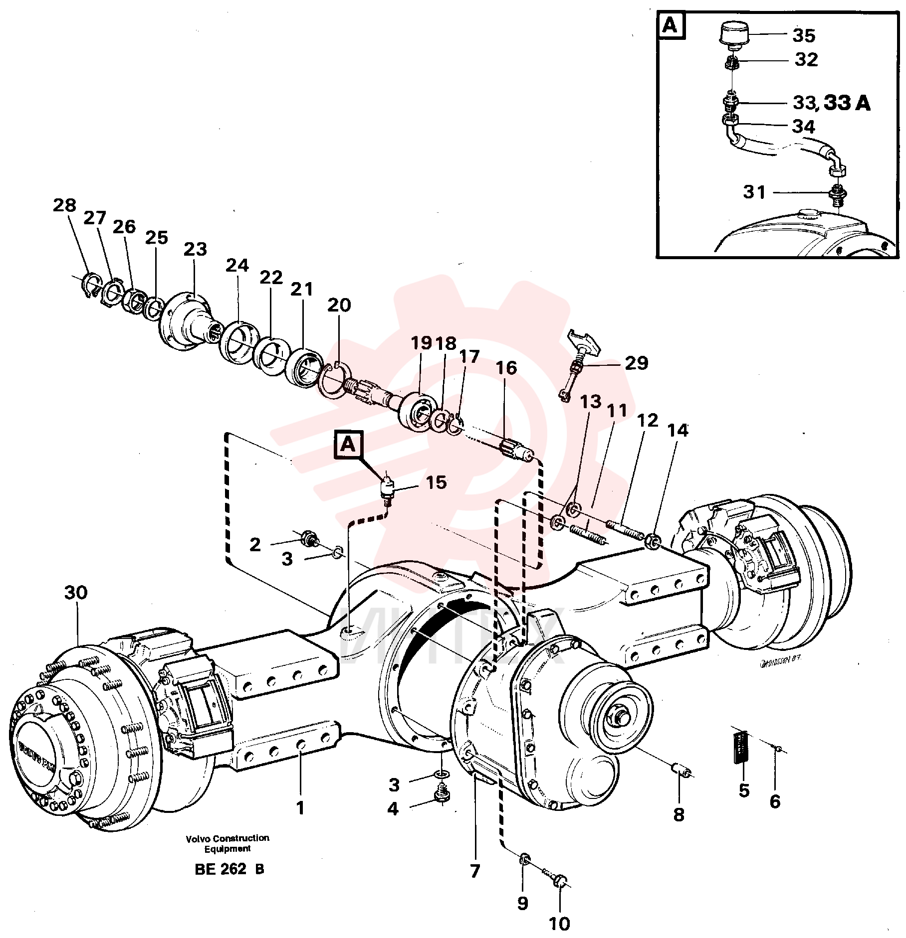 Planetary Axle VOE 23580