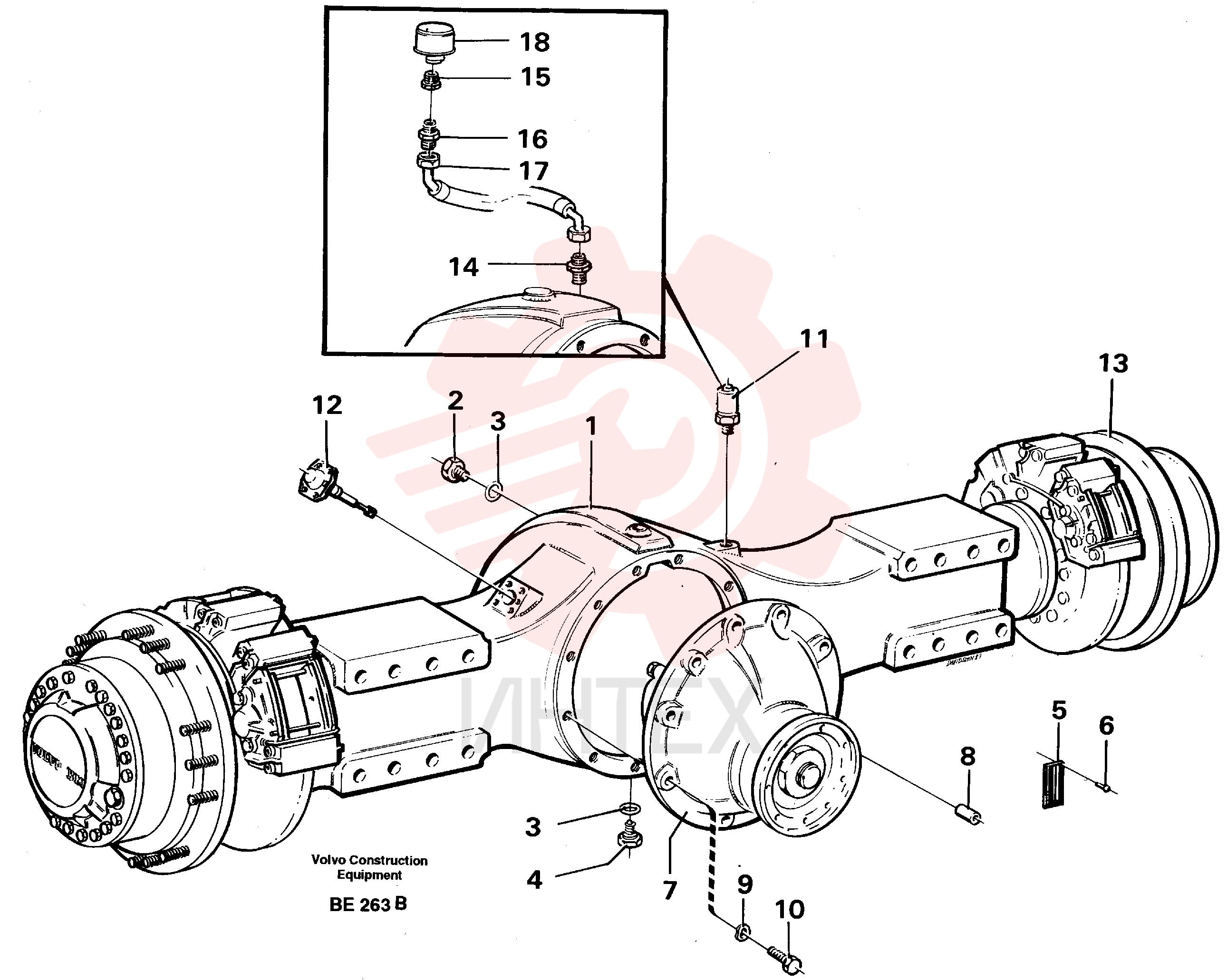 Planetary Axle VOE 23581