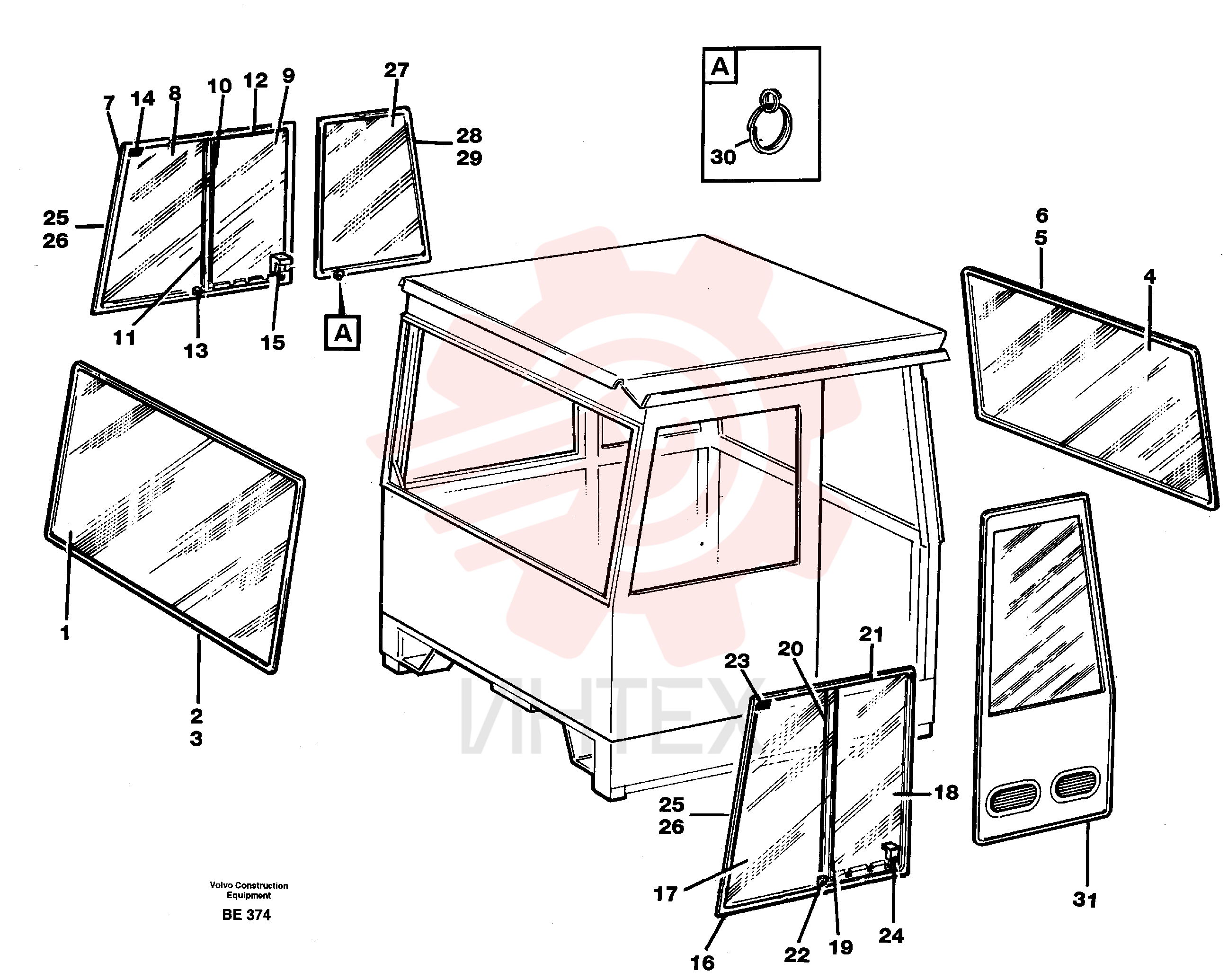 Windshield VOE 11058869