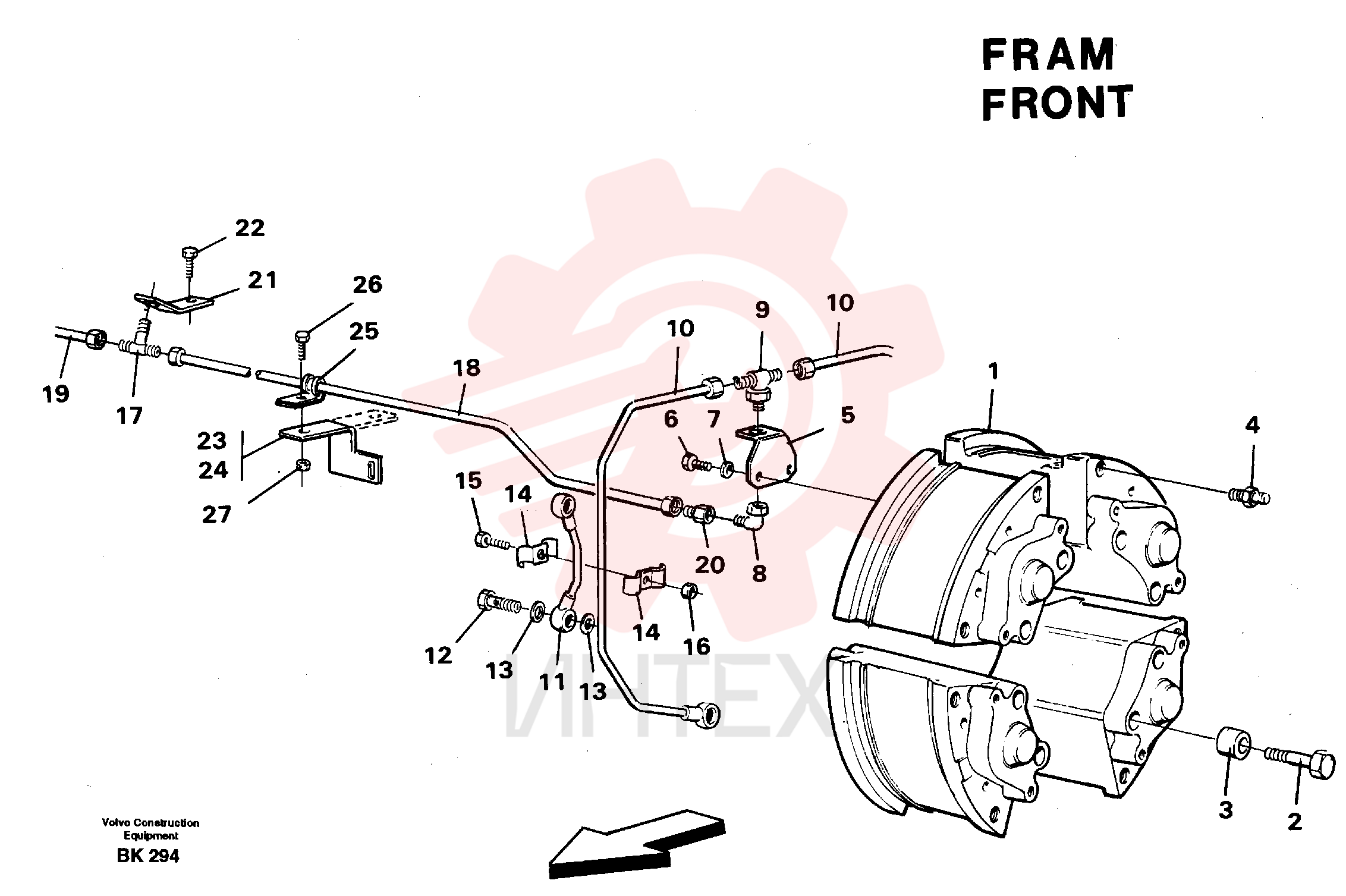 Brake pipe
