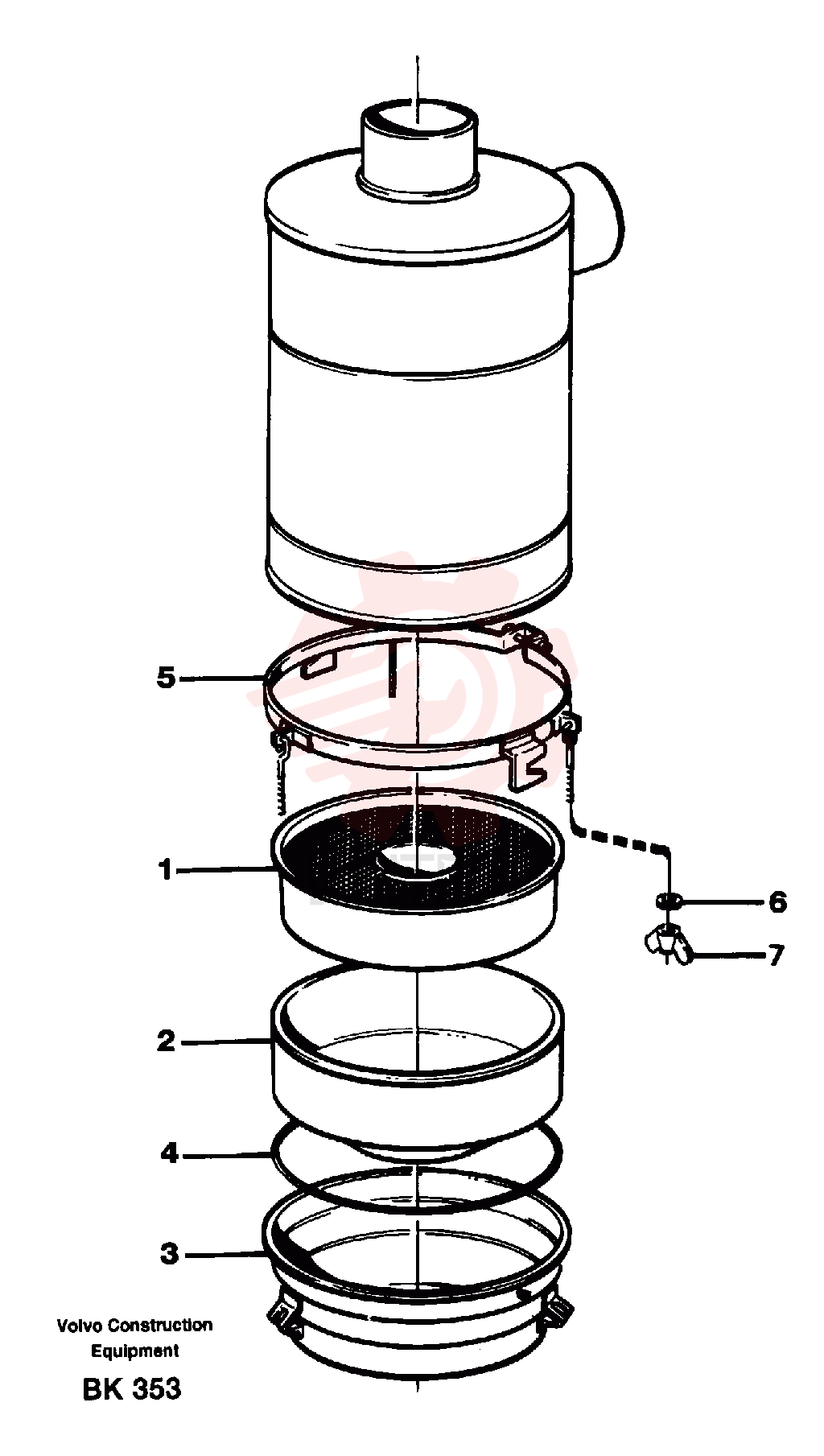 Oil bath air cleaner