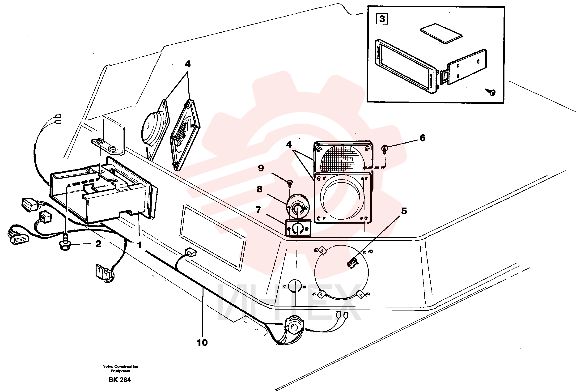 Radio bracket VOE 11006914 (1)