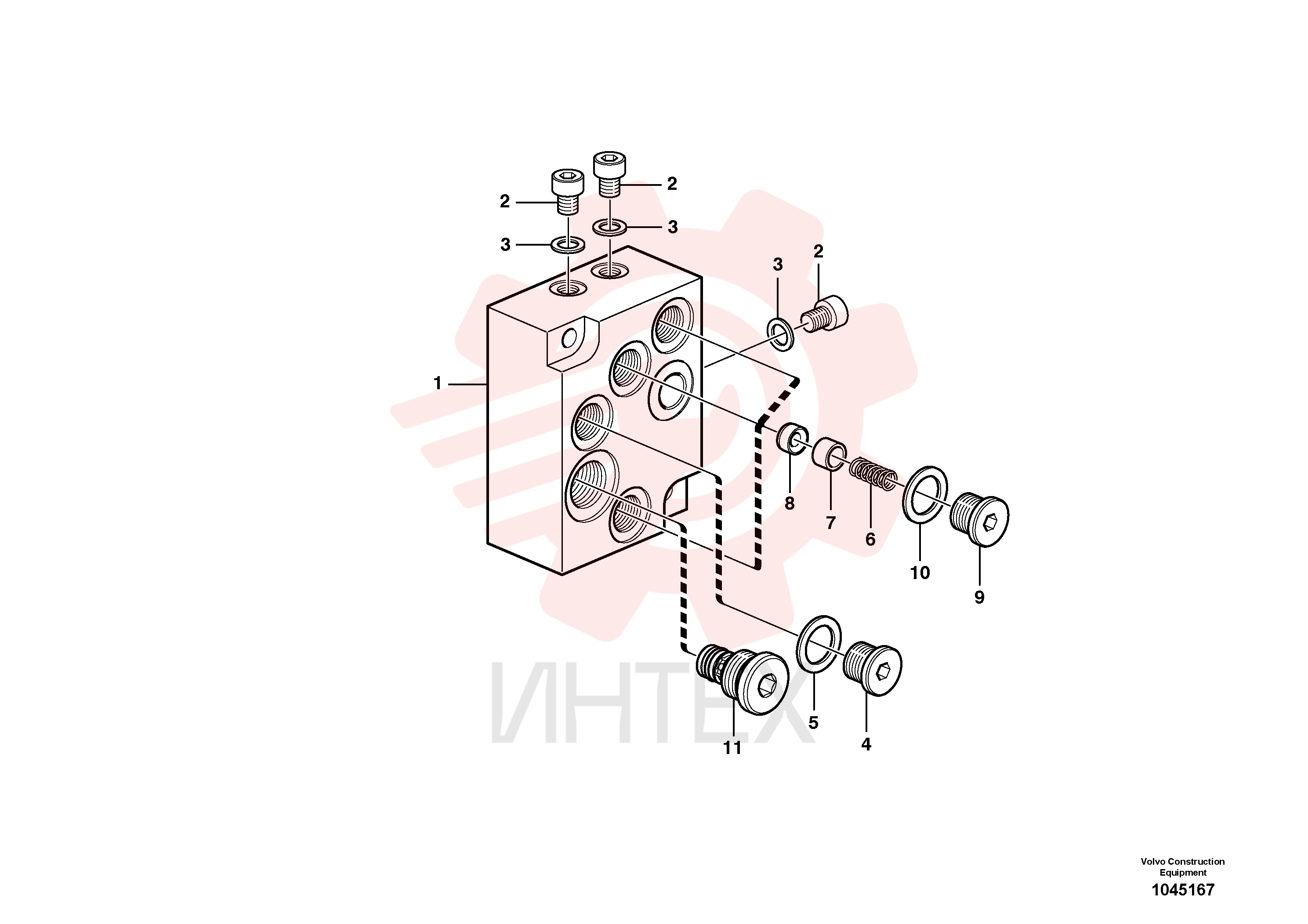 Valve block VOE 15116055