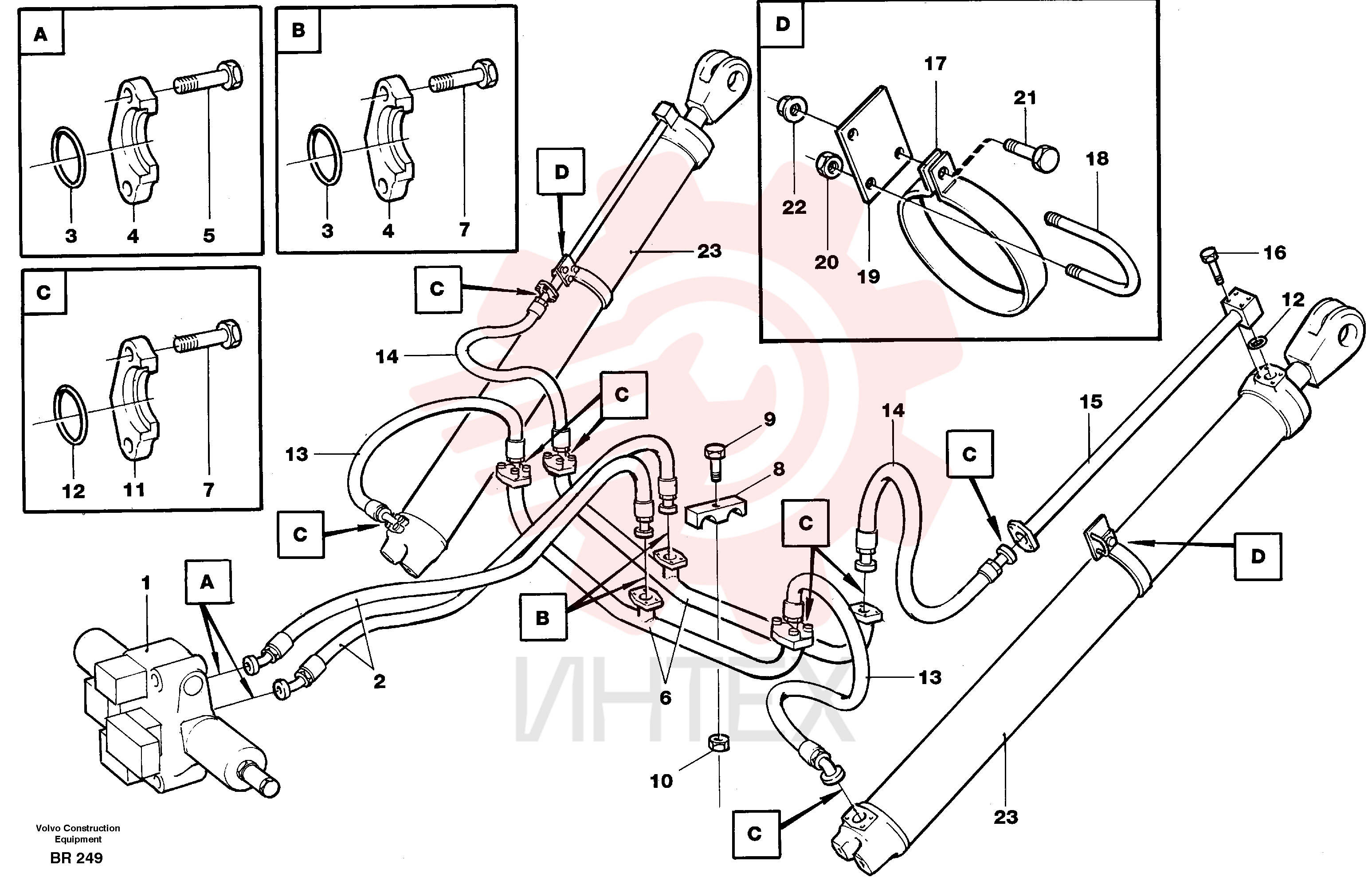 Flange lock nut
