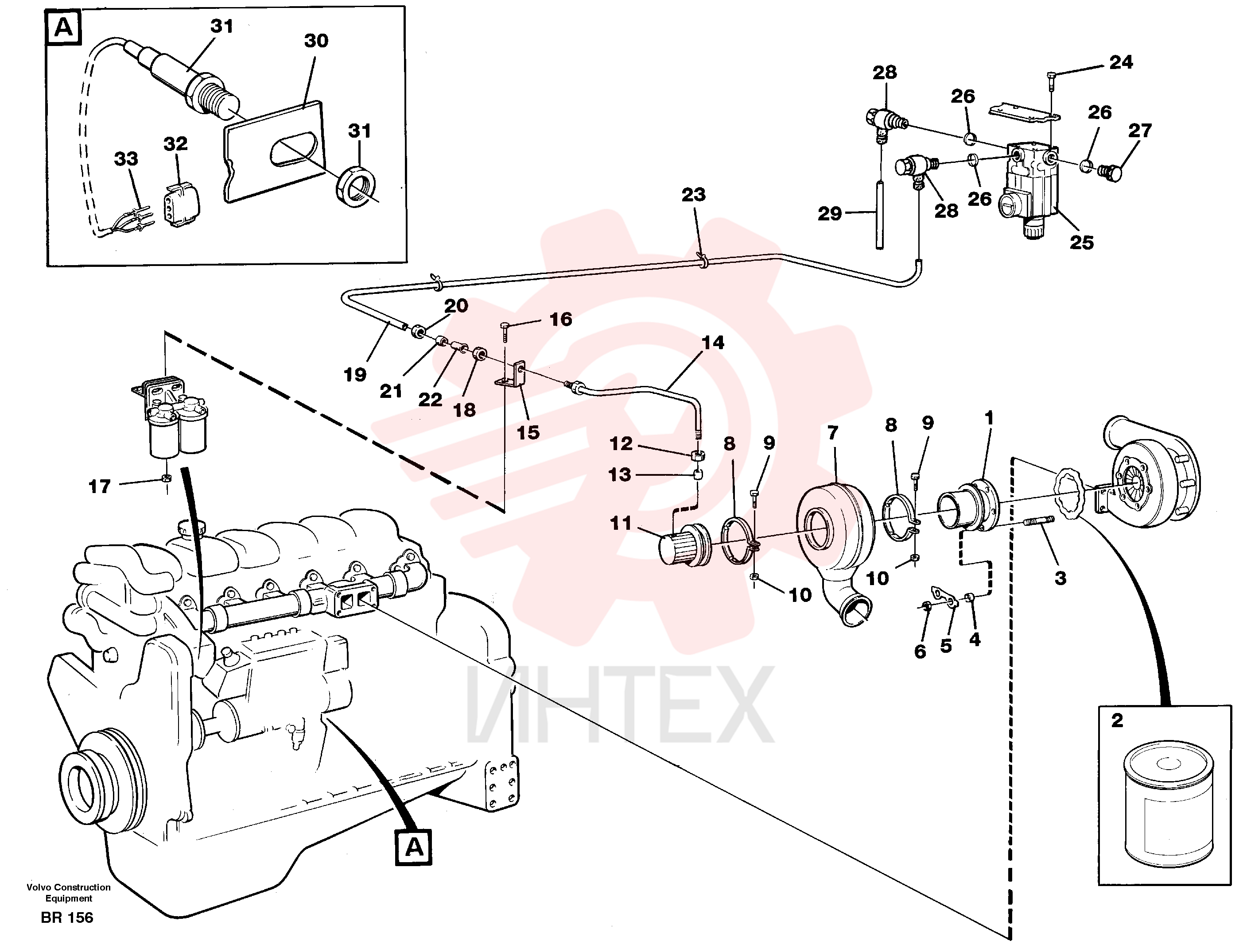 Gasket VOE 957175 (1)