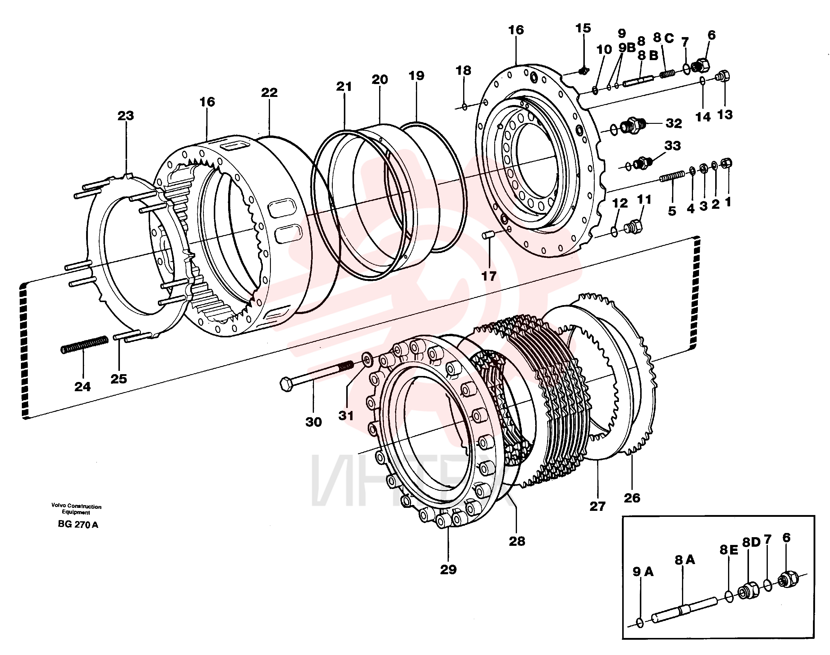 Multi-disc brake