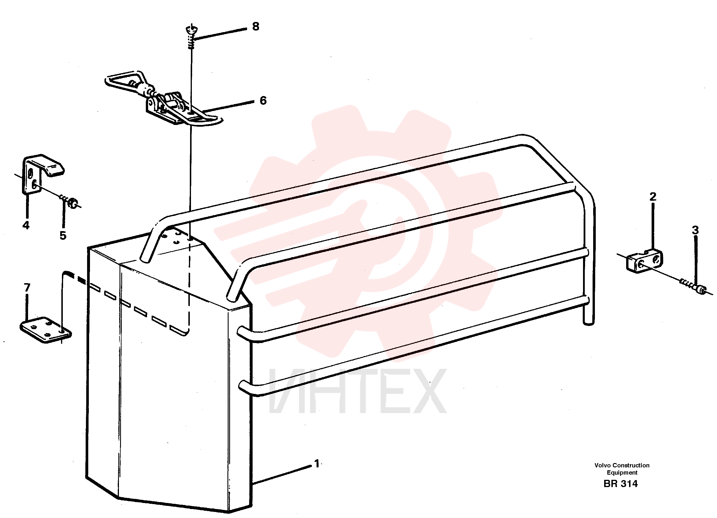 Protecting plate VOE 11051632 (1)