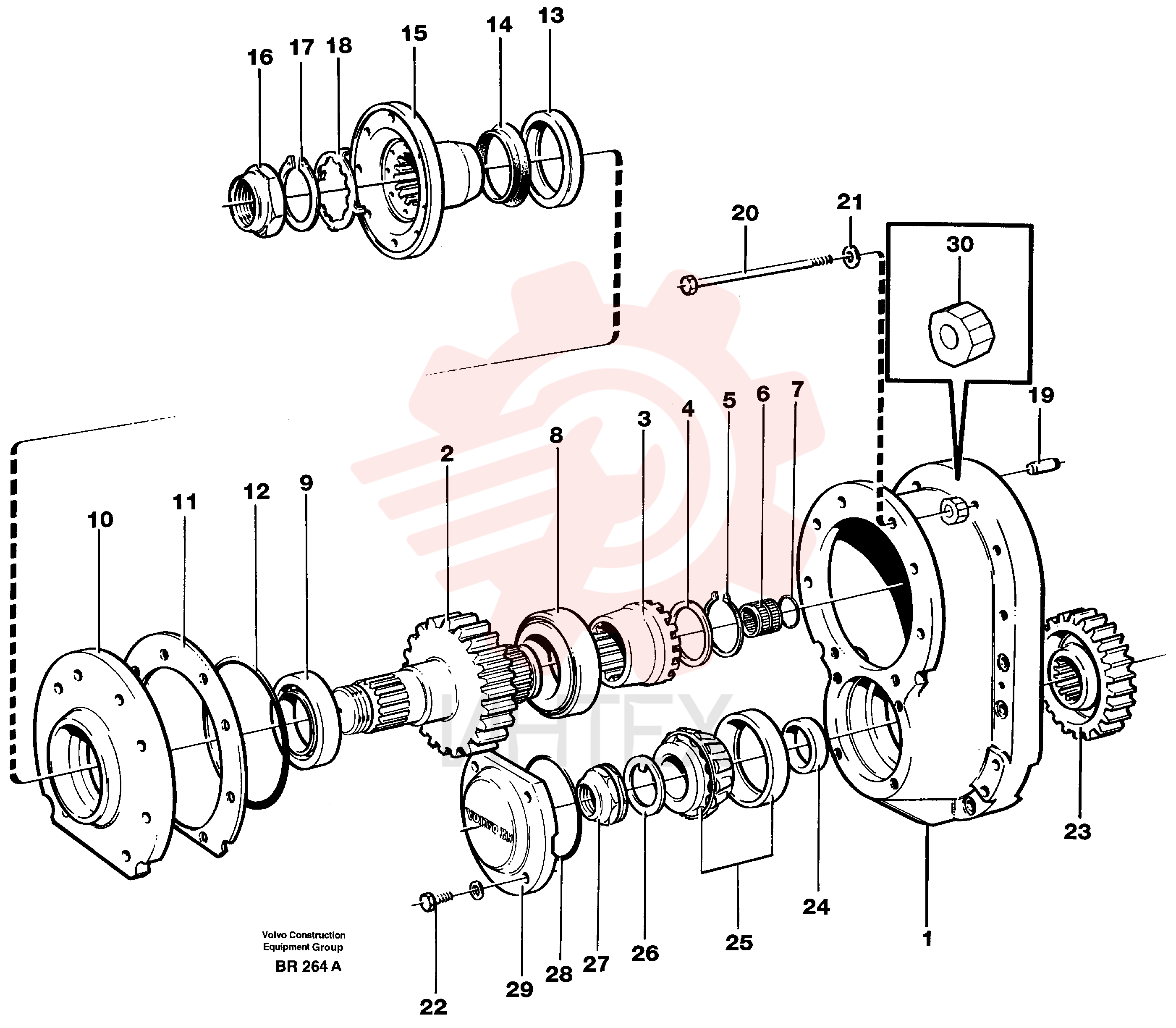 Spacer ring VOE 384617