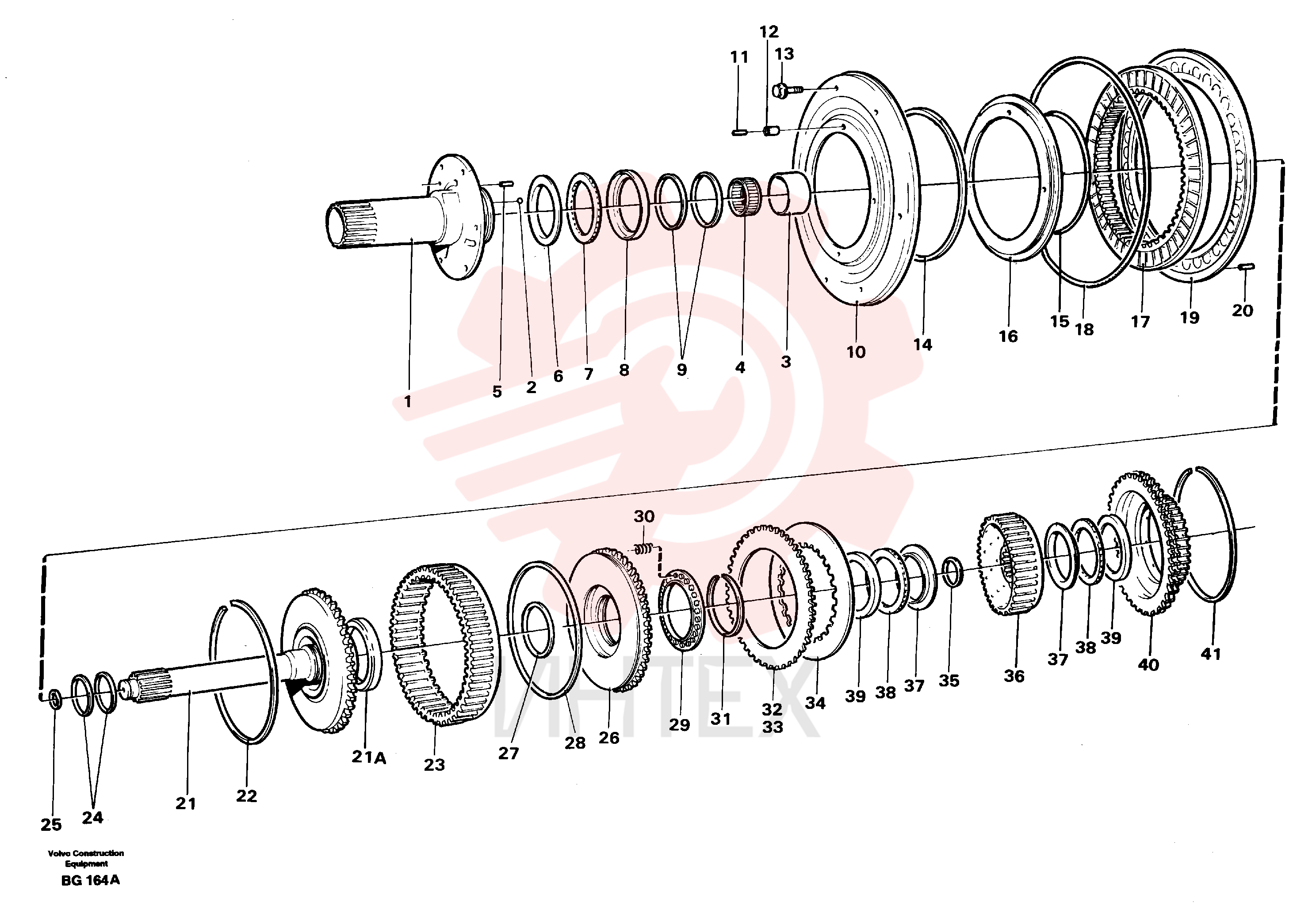 Stator shaft