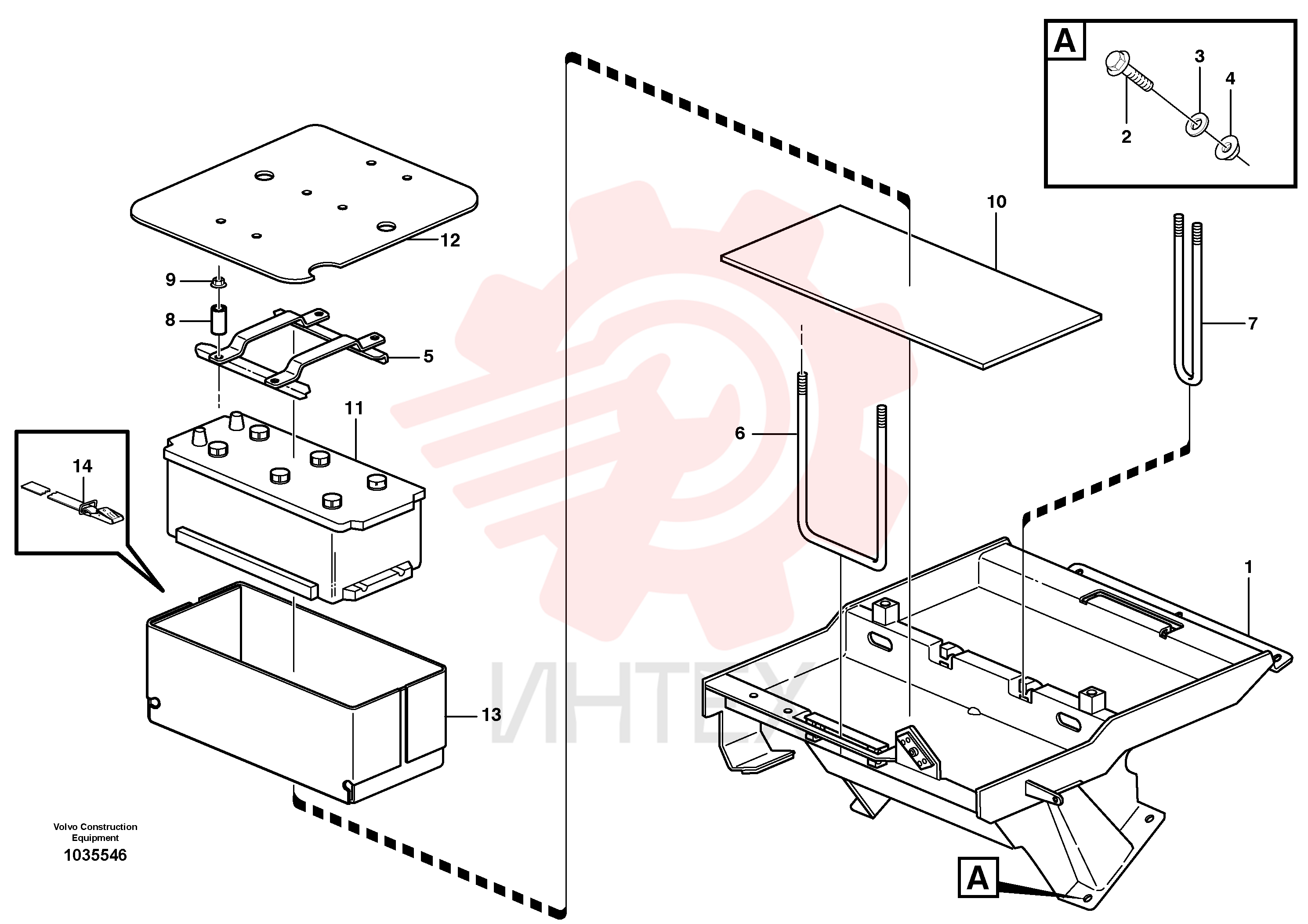 Battery retainer