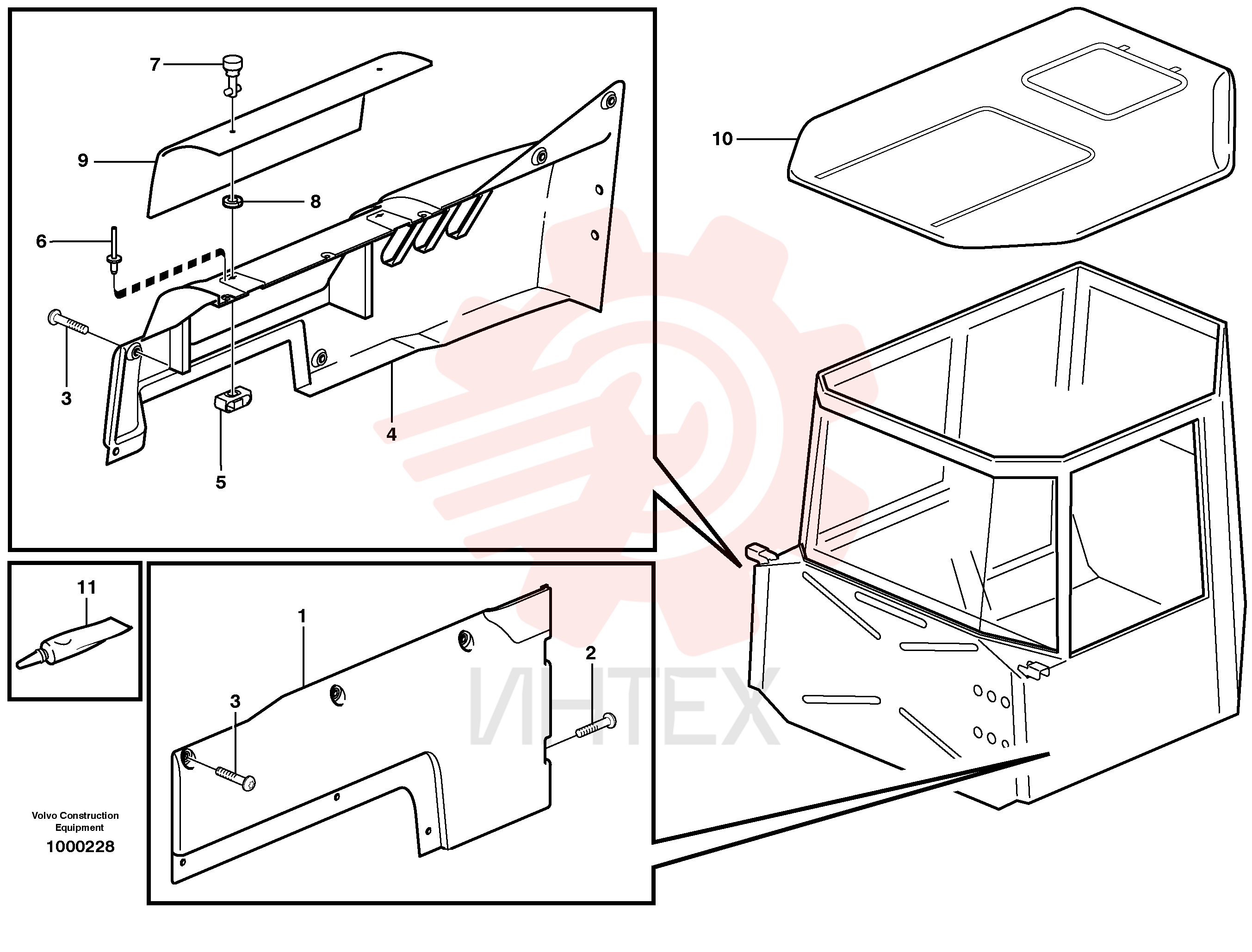 Flange lock nut