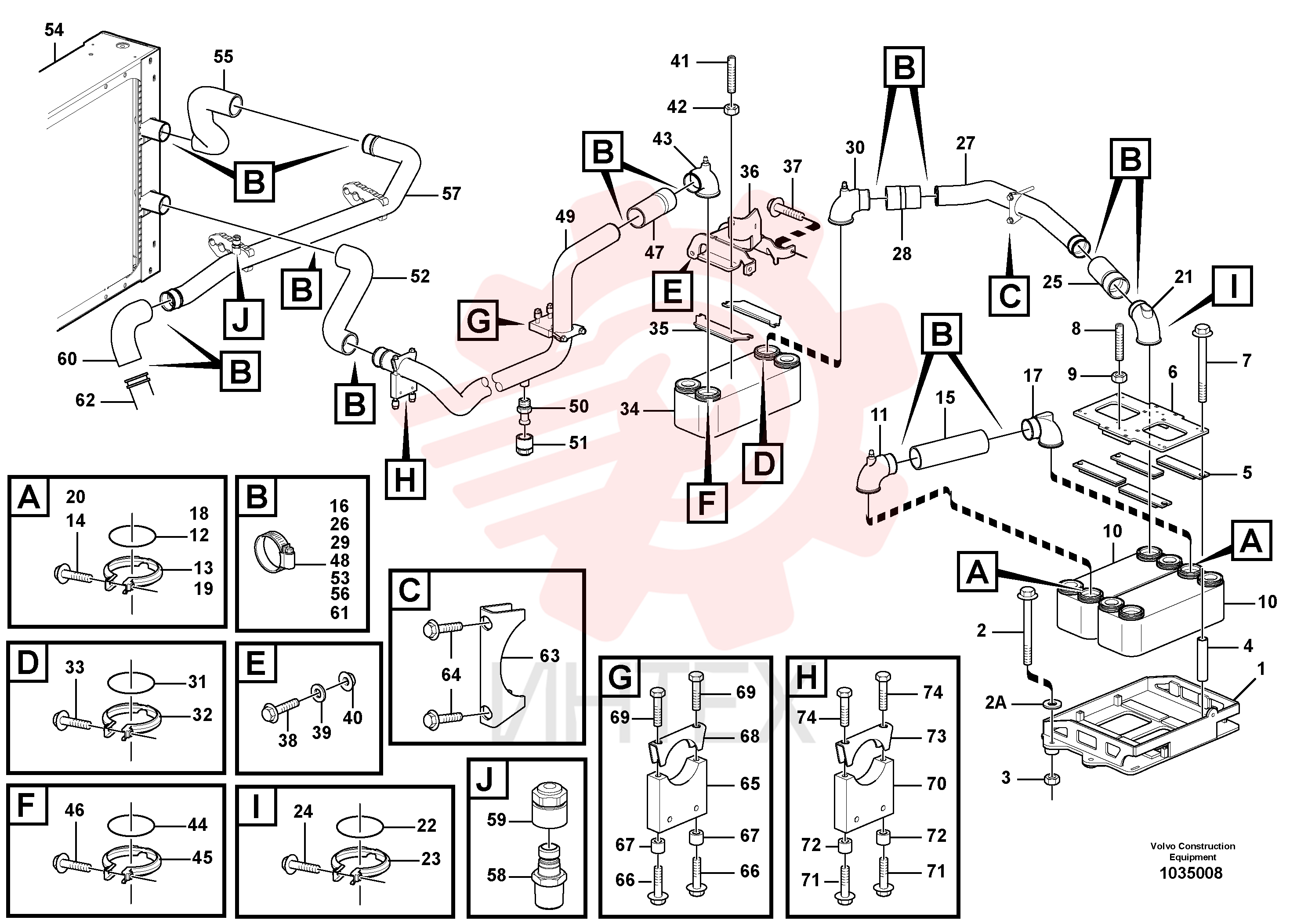 Tensioning plate