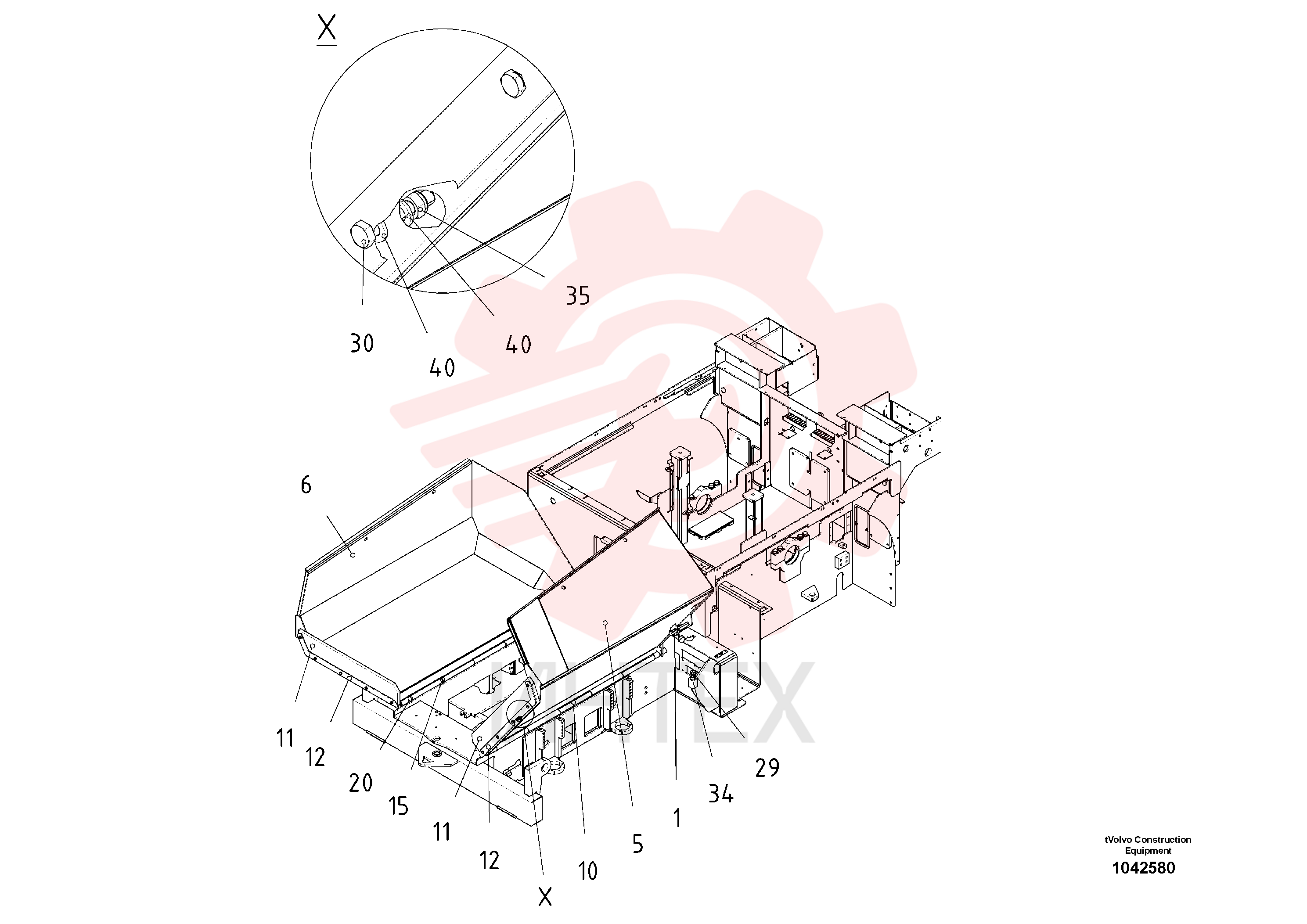 Adjusting device RM 14833164