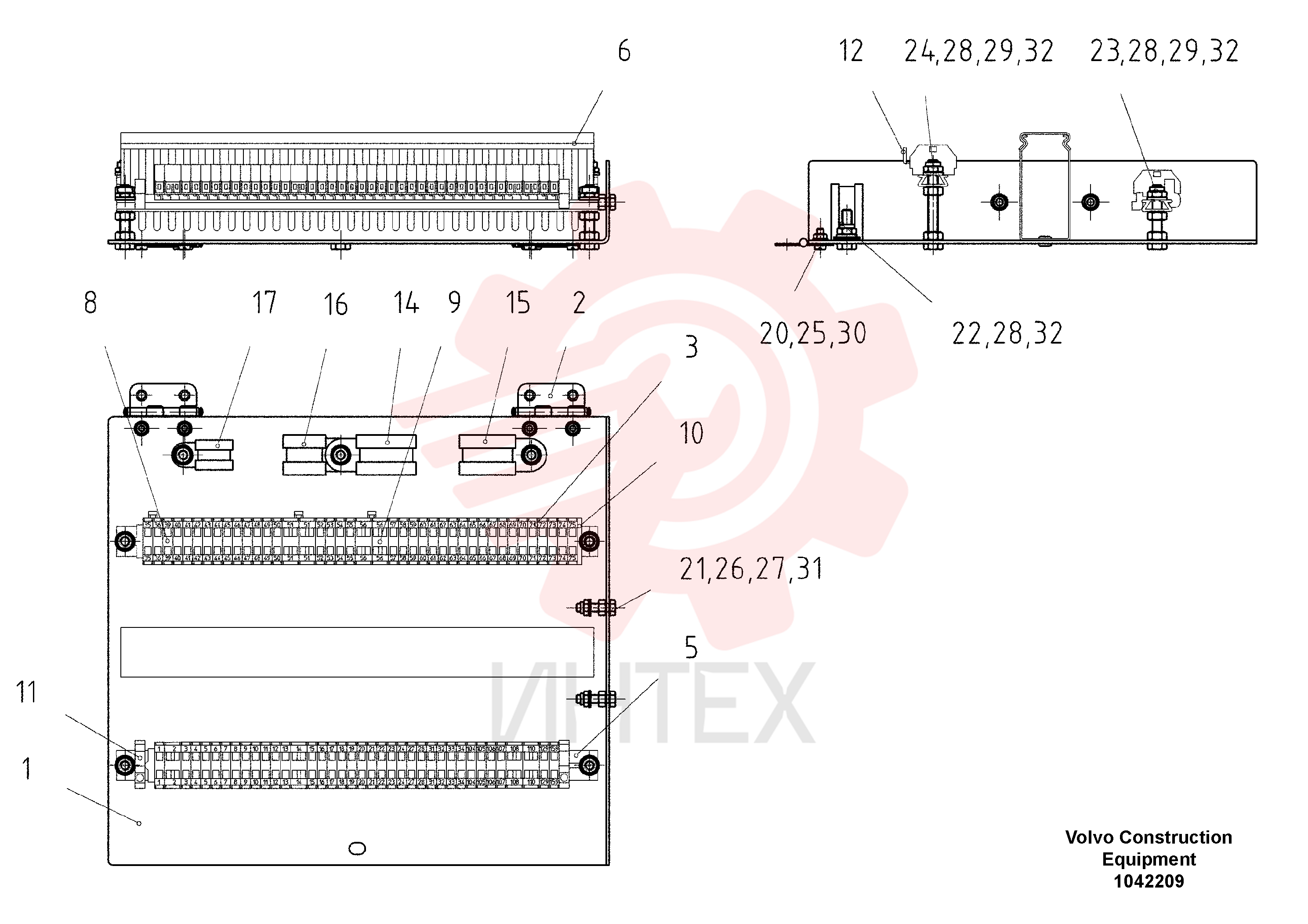Distribution plate RM 80668817