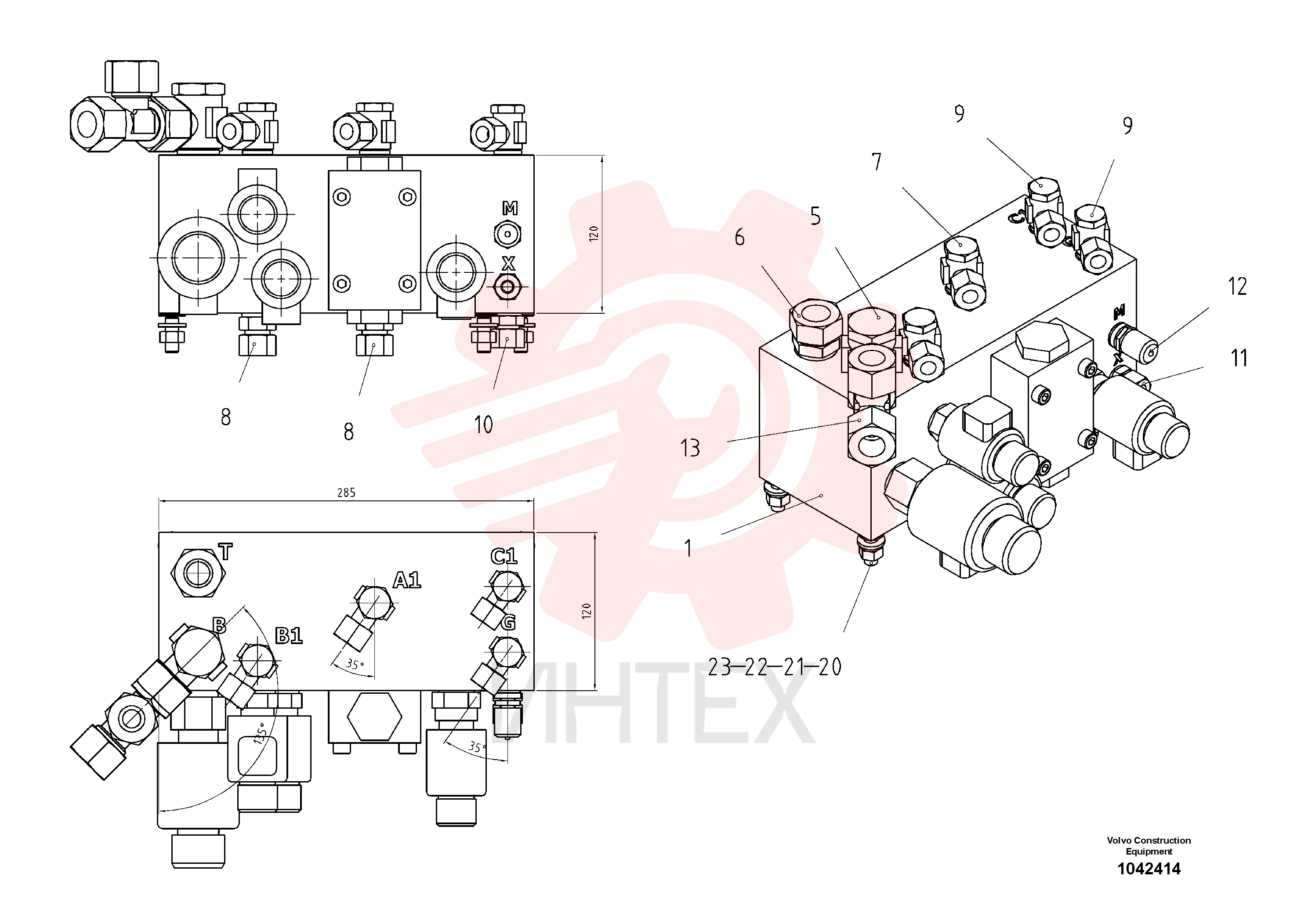 Valve block RM 56241490