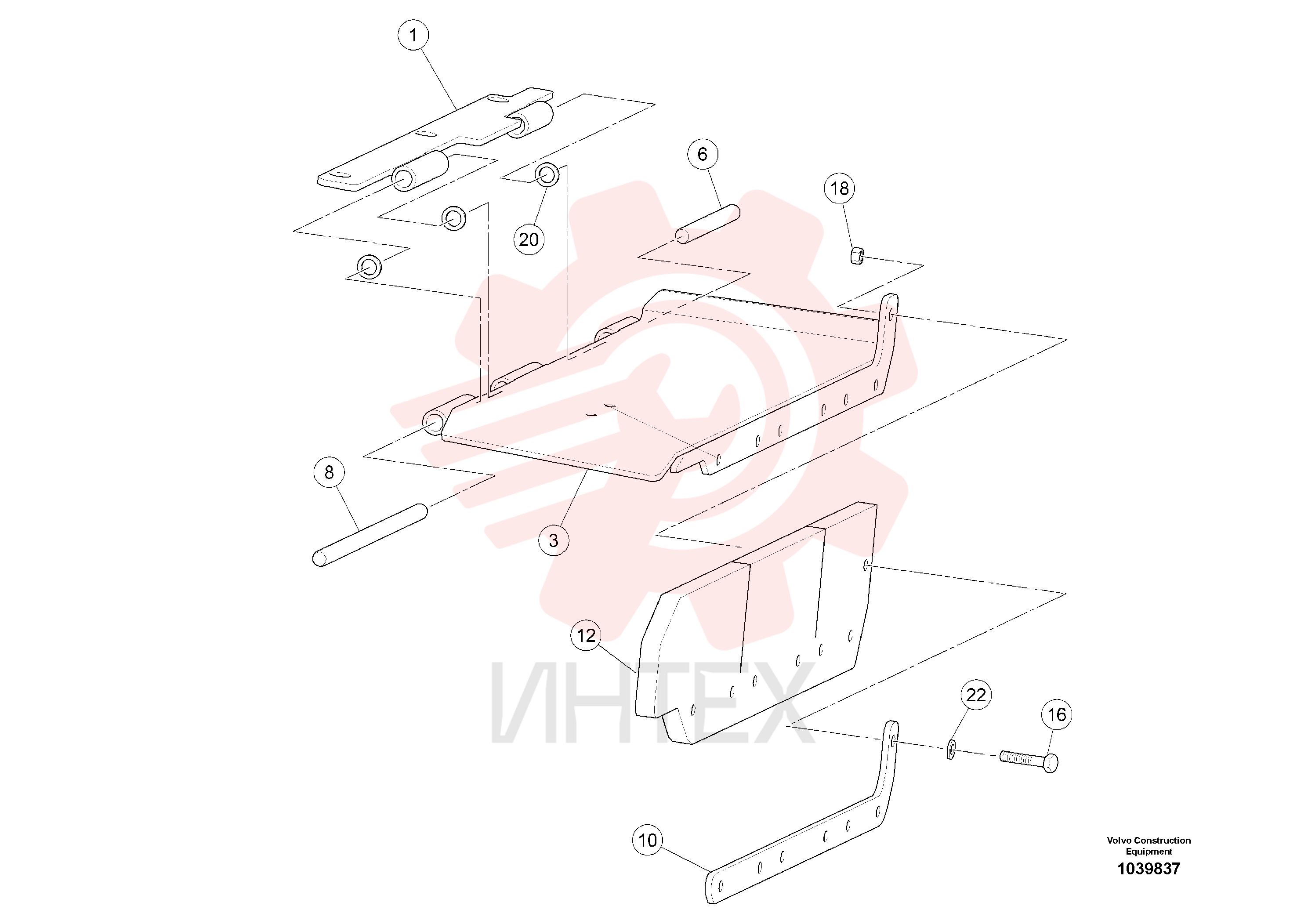 Hinge half