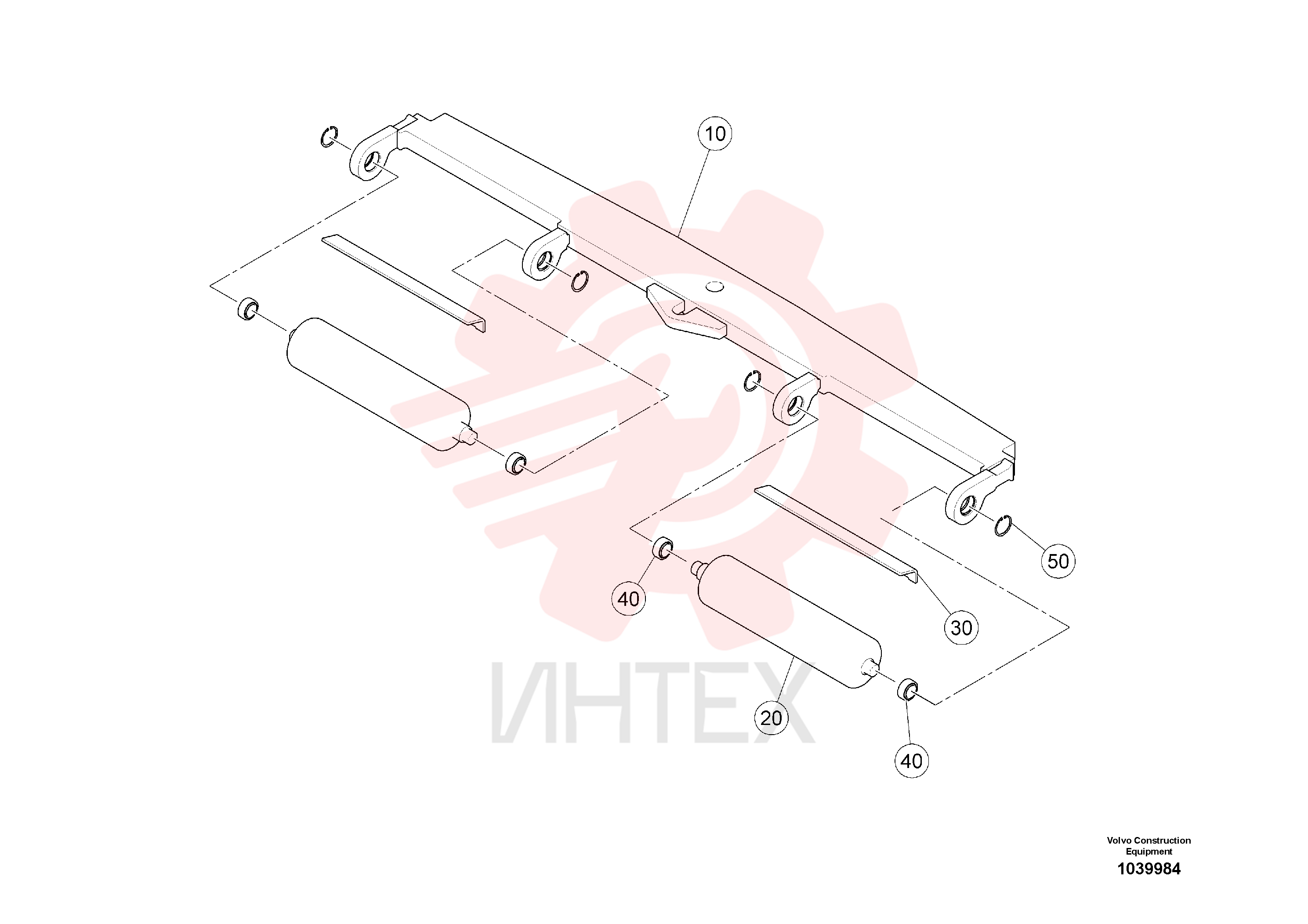 Pivoting beam RM 80827348