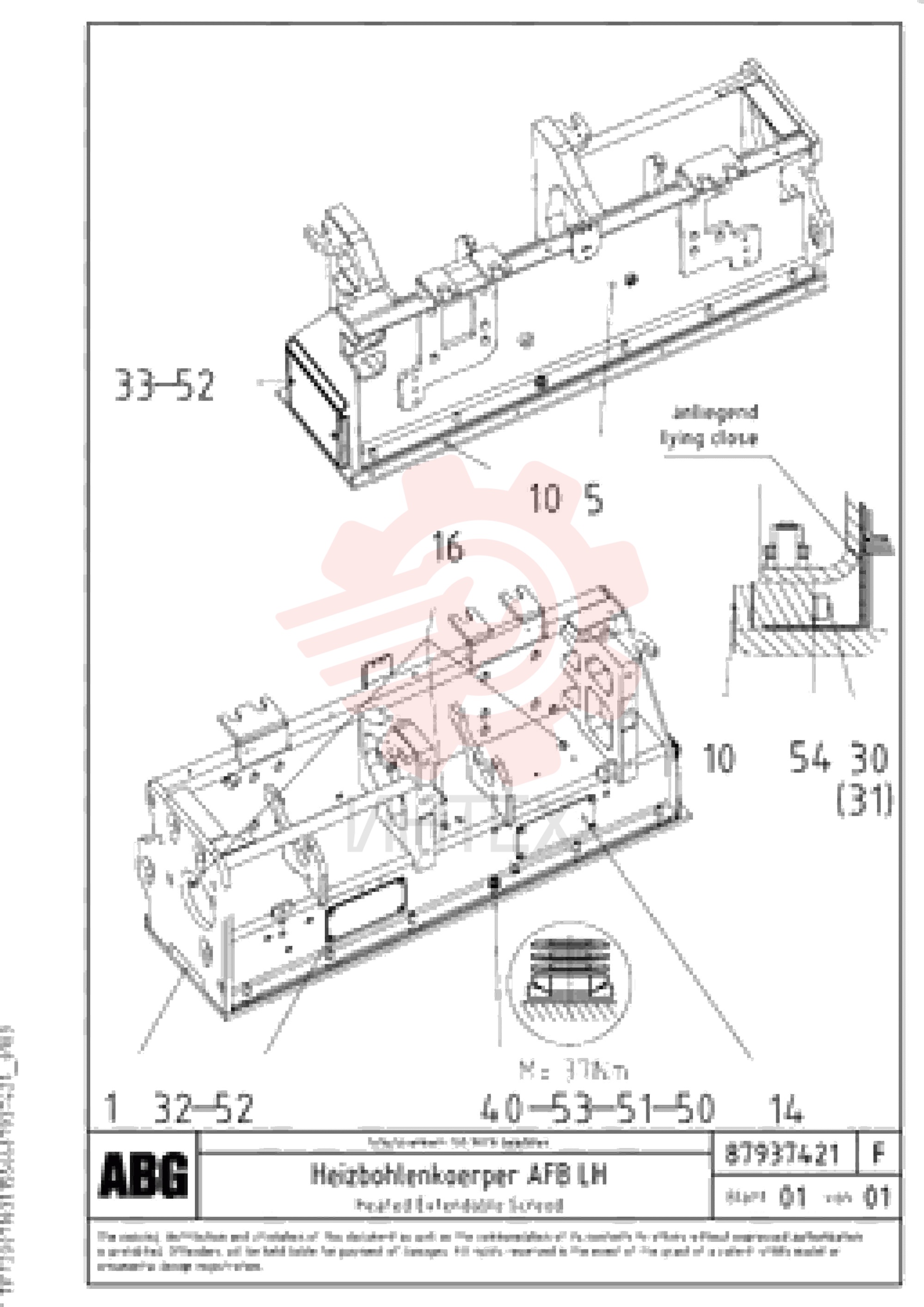 Screed Plate RM 87942173