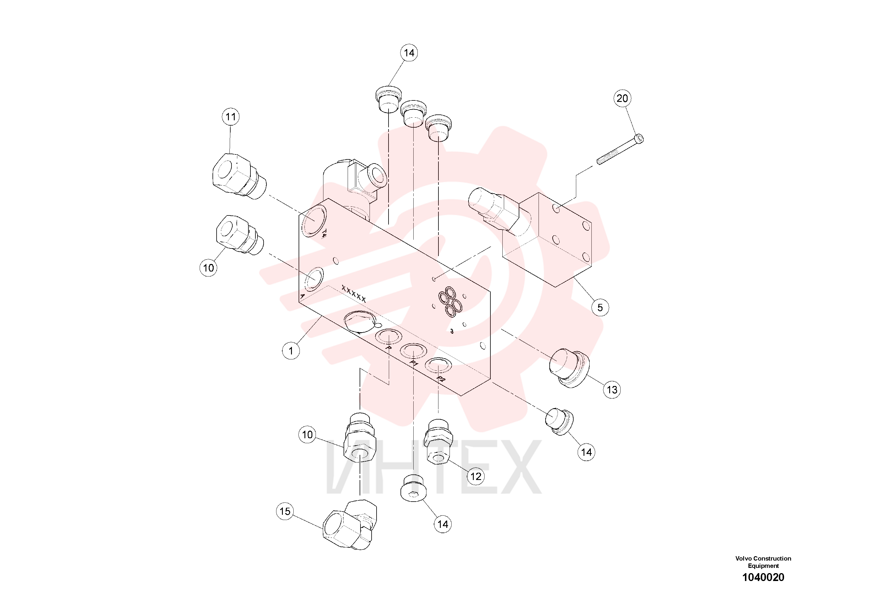 Valve block RM 80815673 (1)