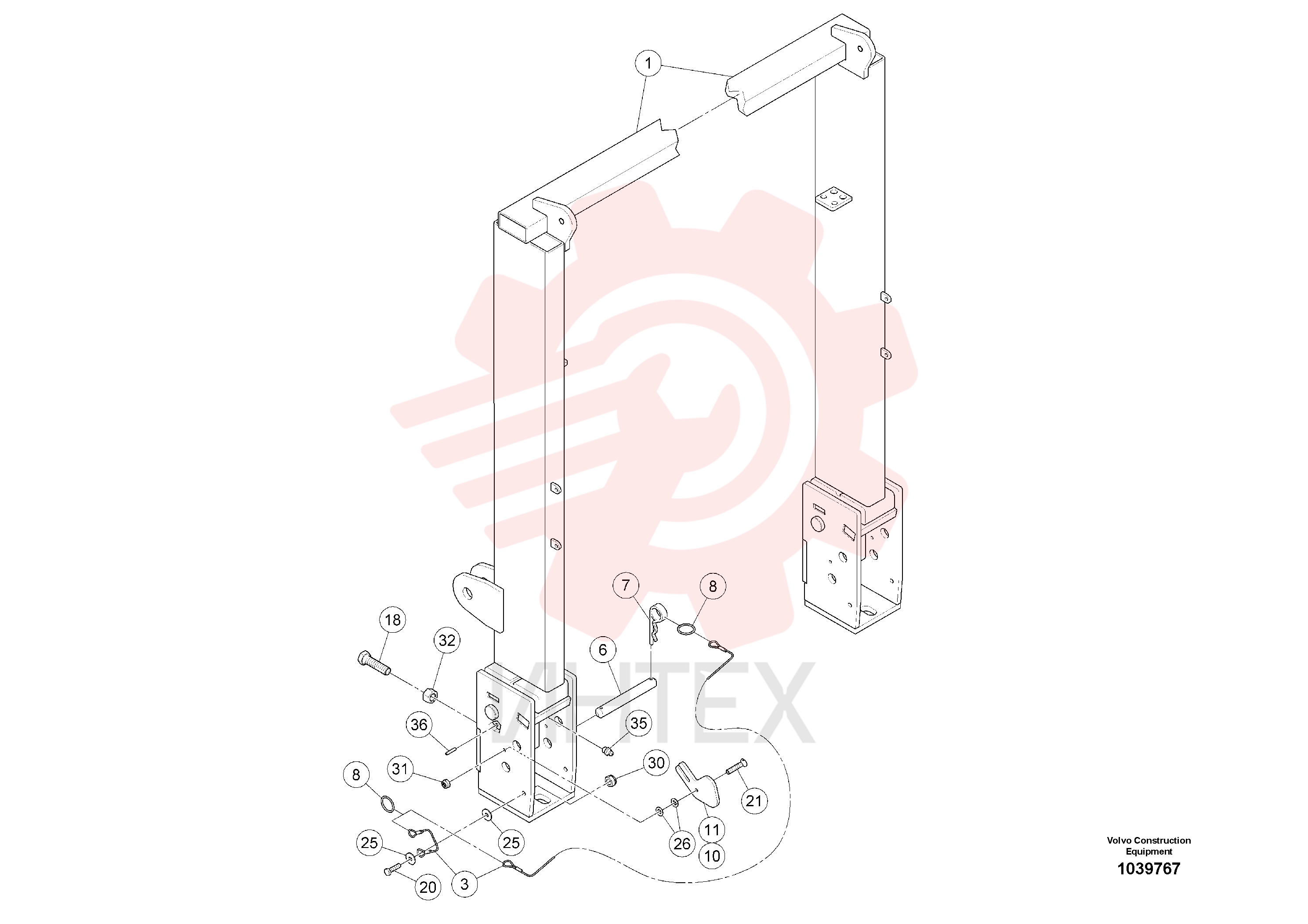 Roof Support RM 80630890