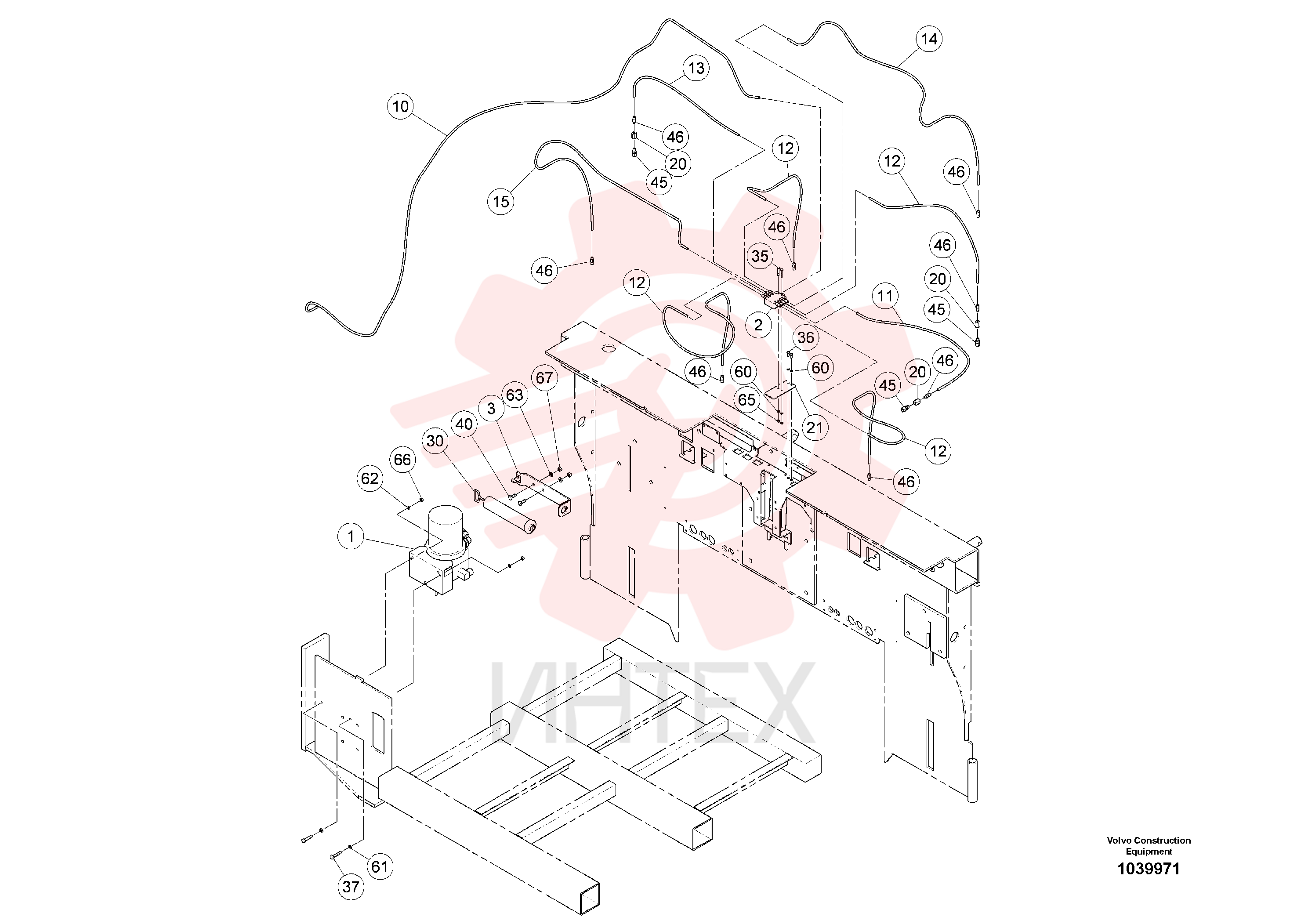Lubricating oil pump RM 80821119