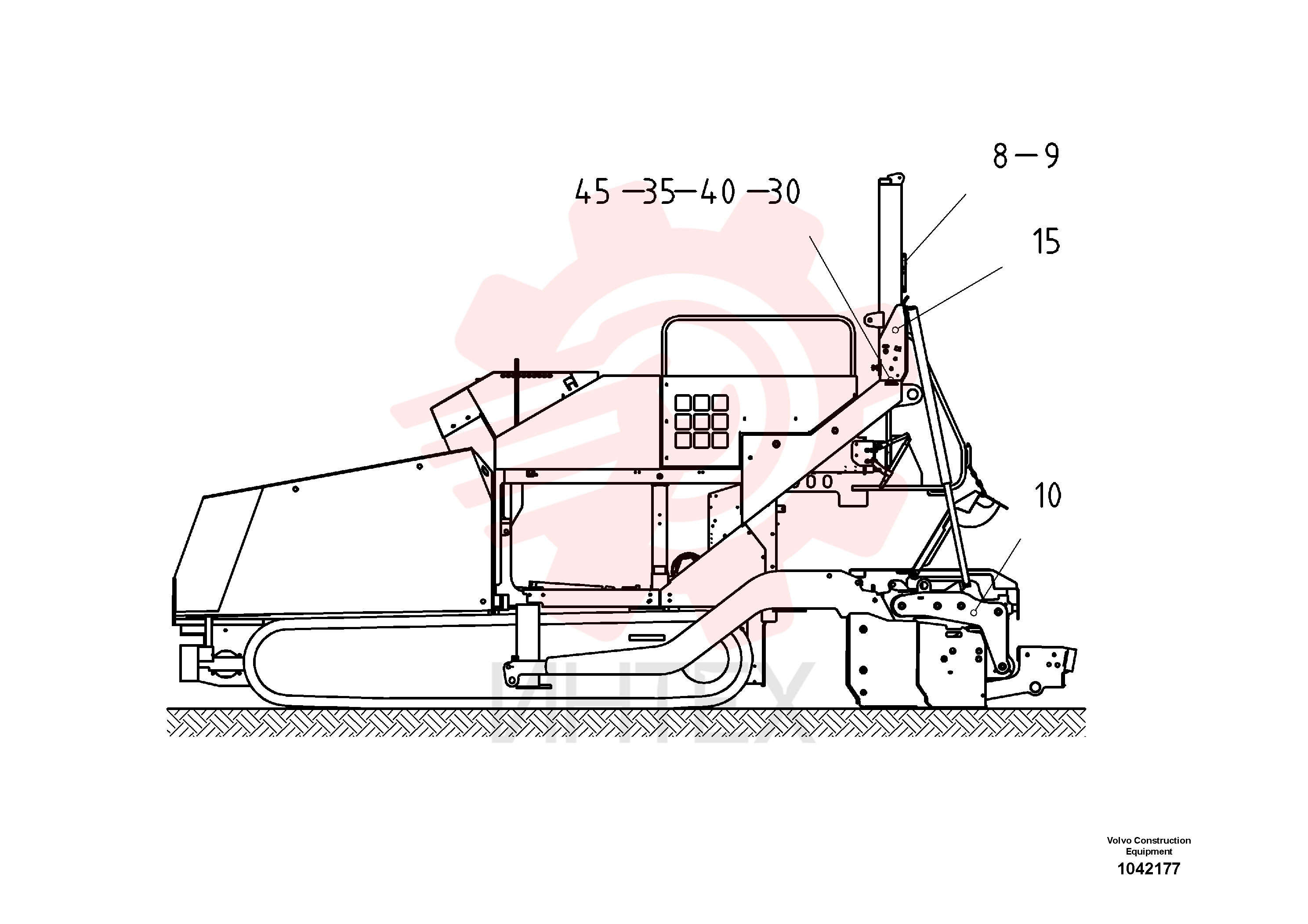 Hydraulic Screed Load Dev RM 80663198