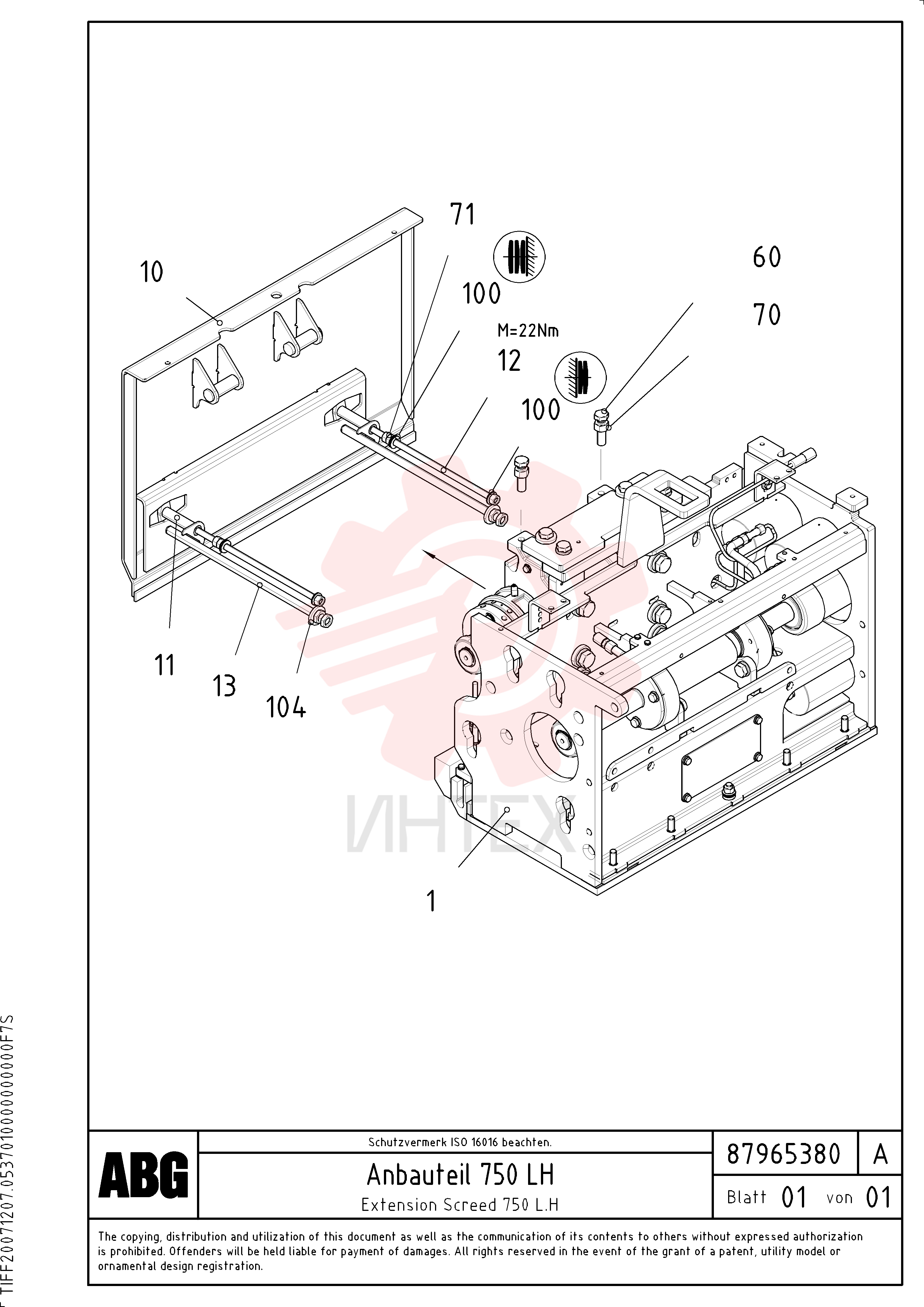Screed RM 87965331