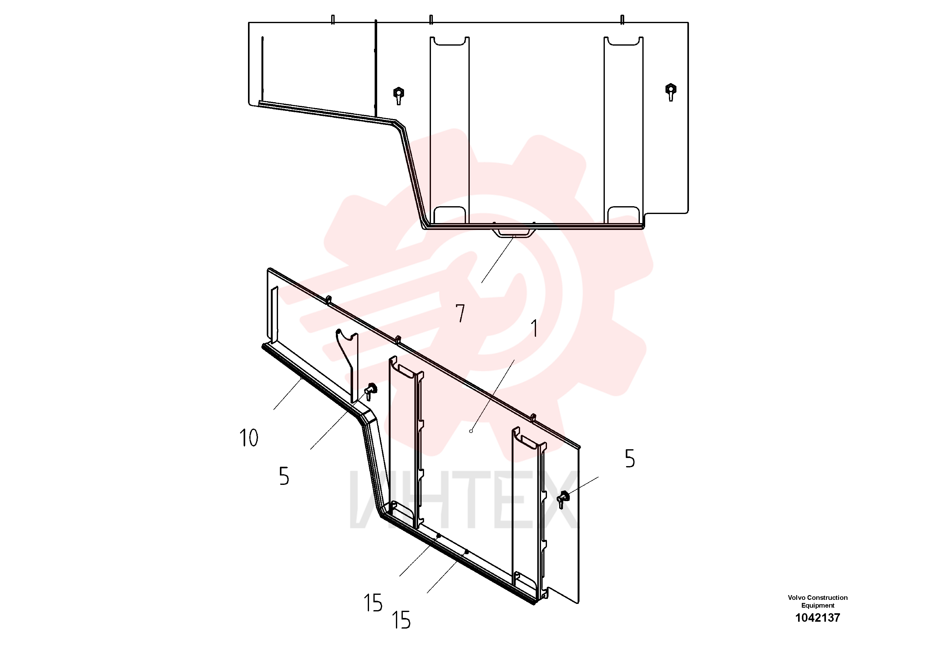 Side hatch part RM 80637457