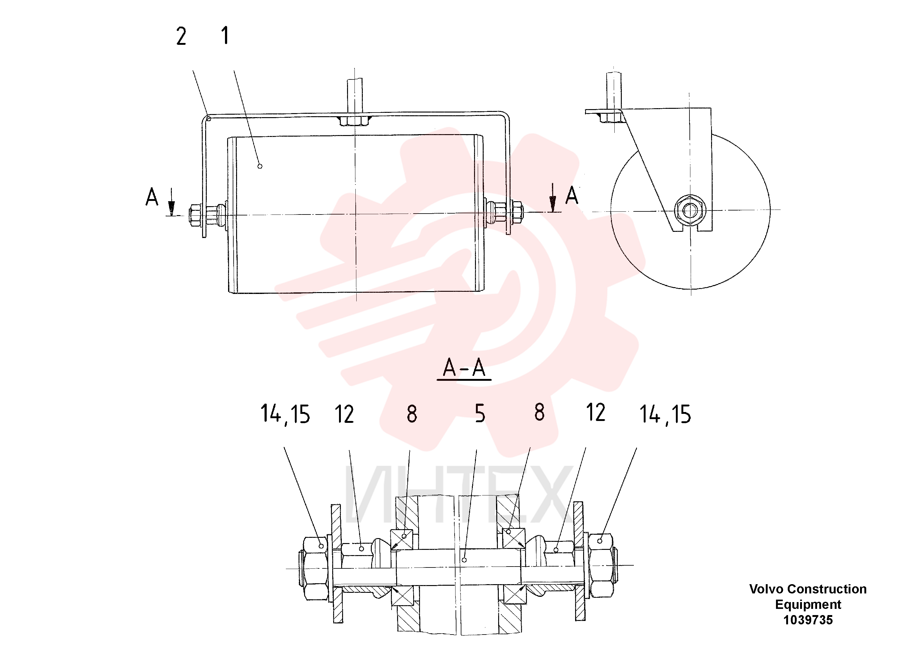 Track Roller RM 14589220