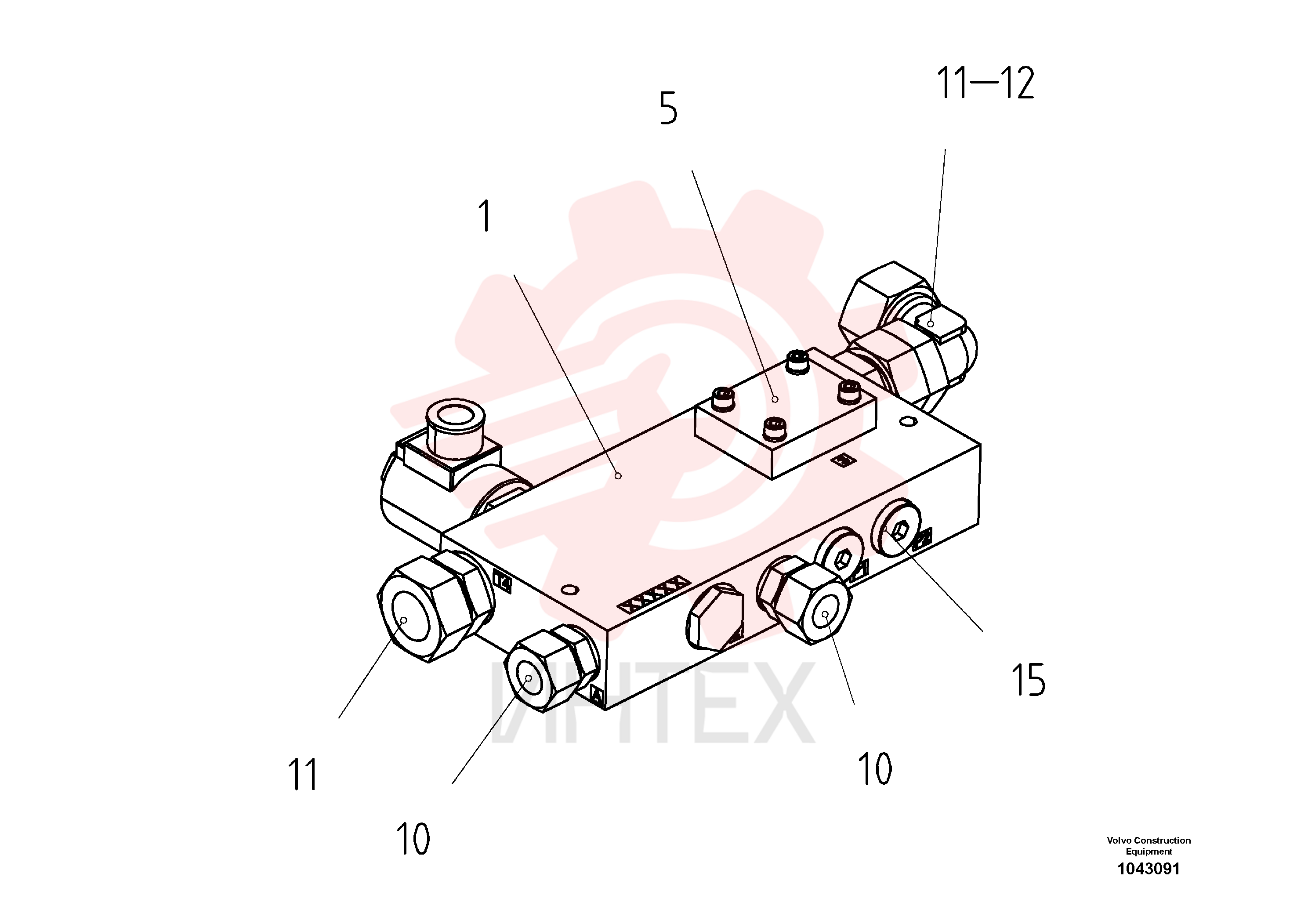 Valve block RM 80815673