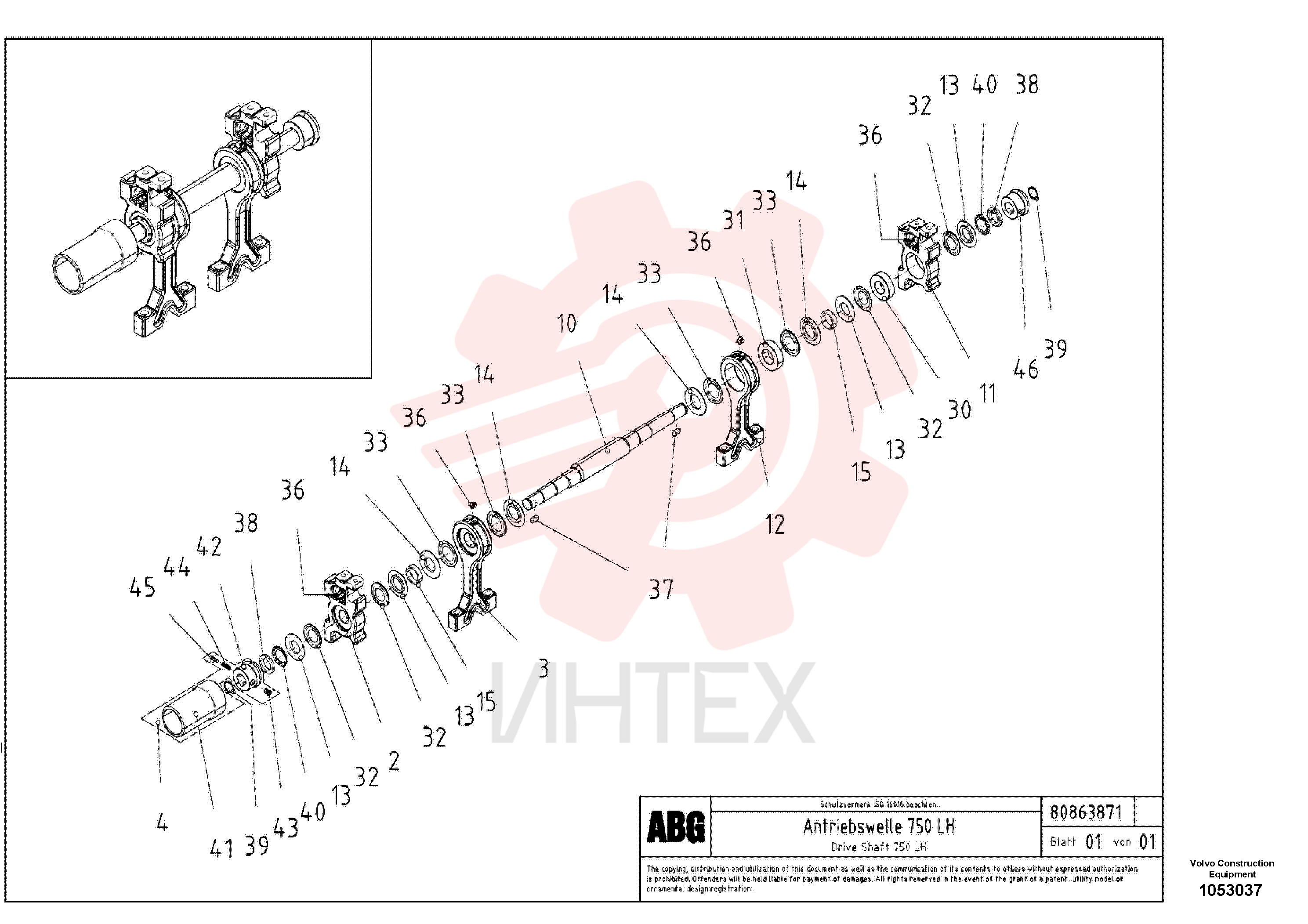 Eccentric Shaft RM 54435748 (2)