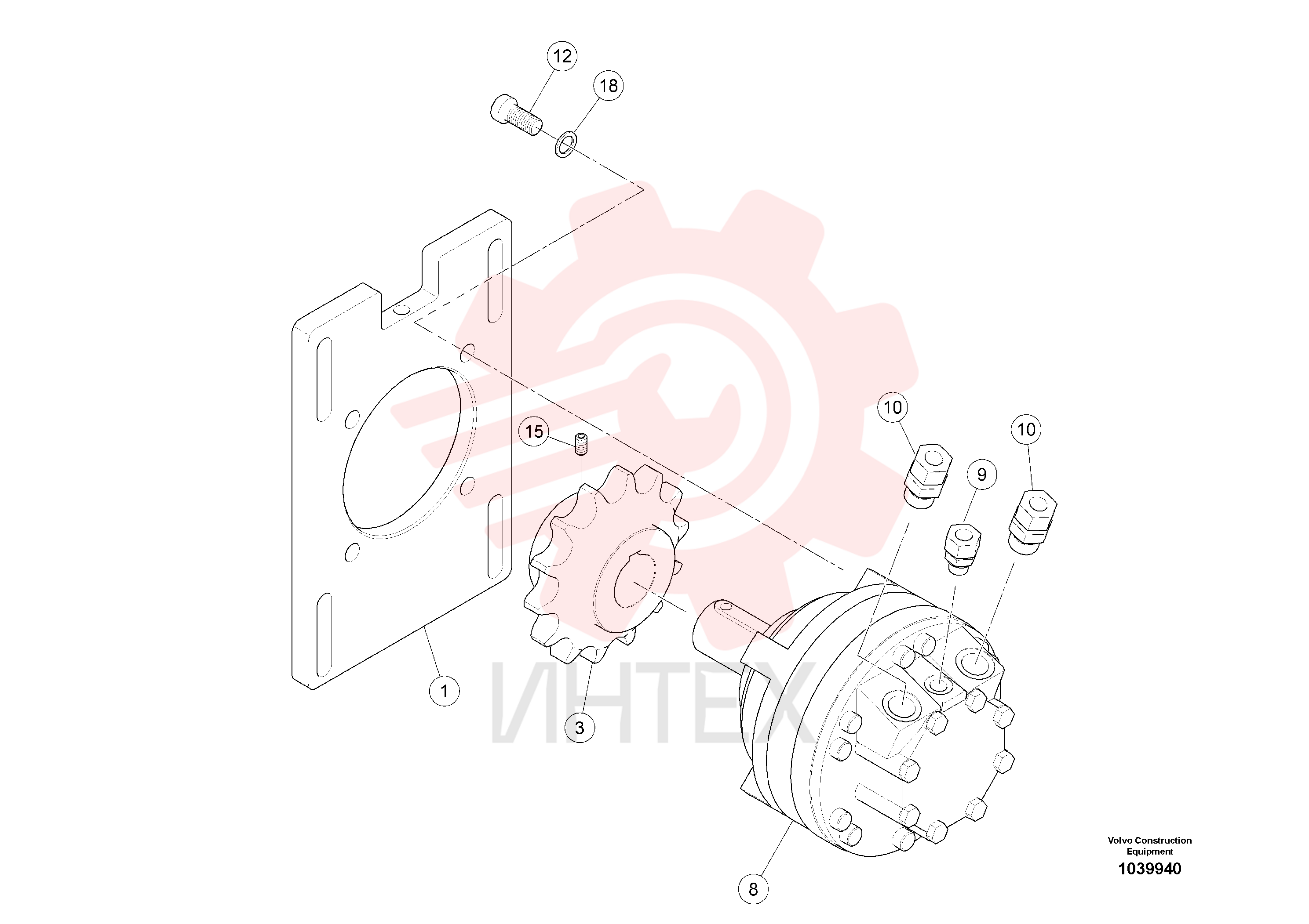 Flange plate RM 80815335