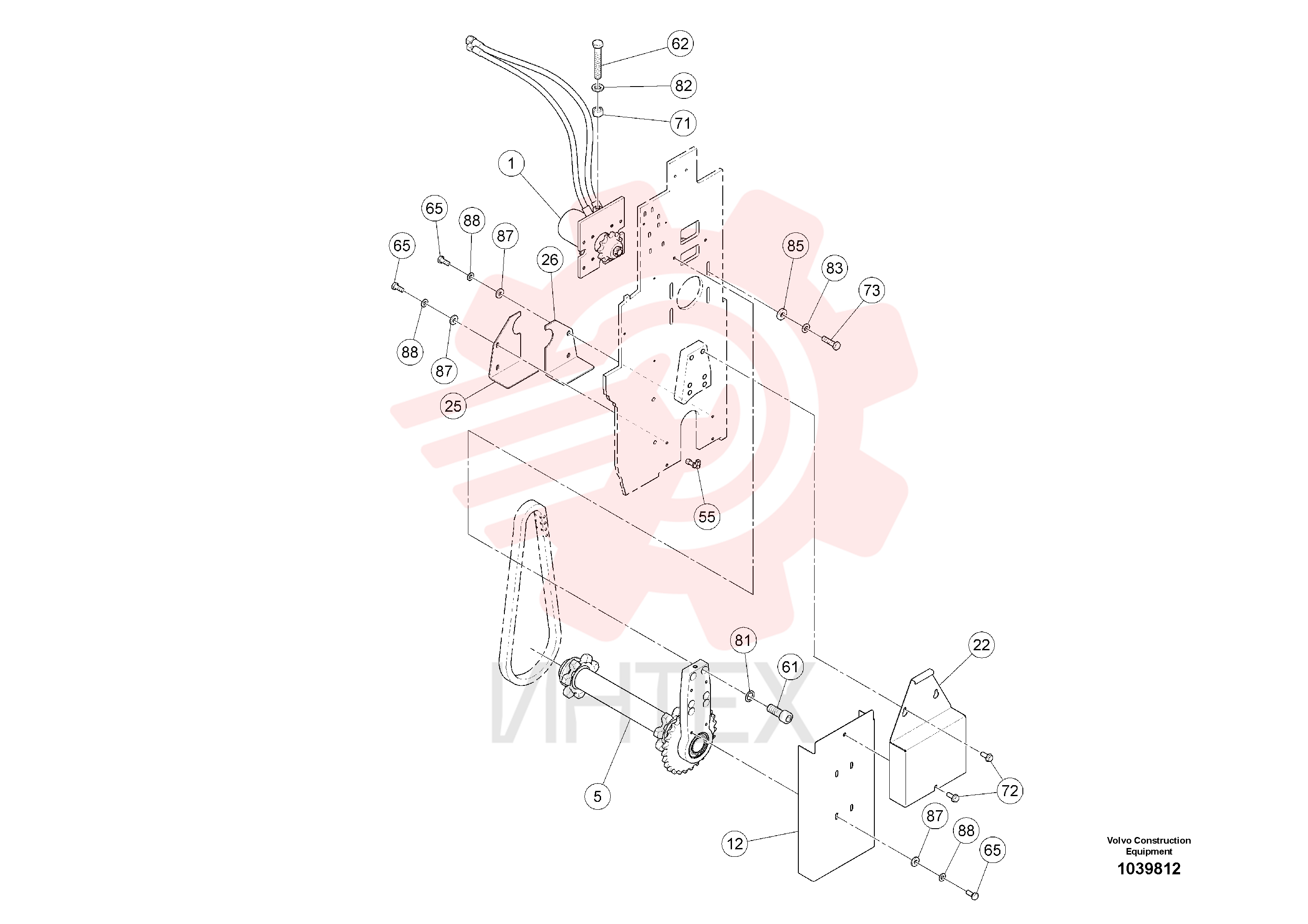 Гидромотор RM 80789258