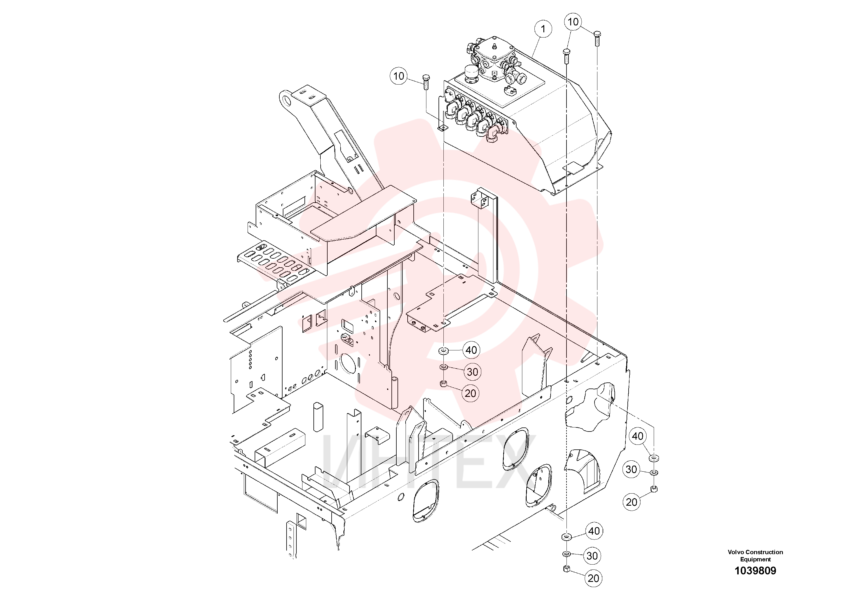 Hydraulic fluid tank RM 80811235