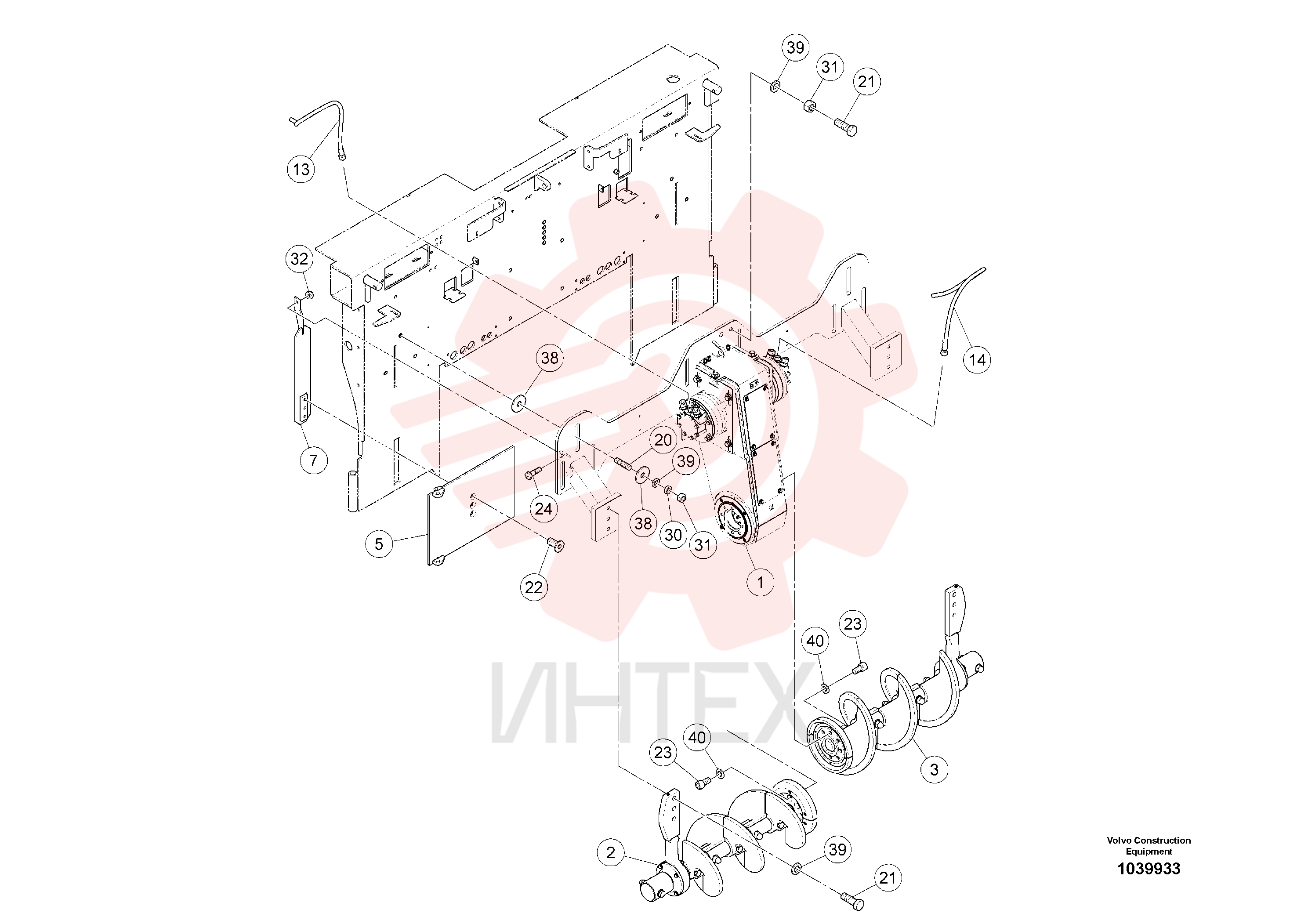 Hydraulic transmission RM 80814692