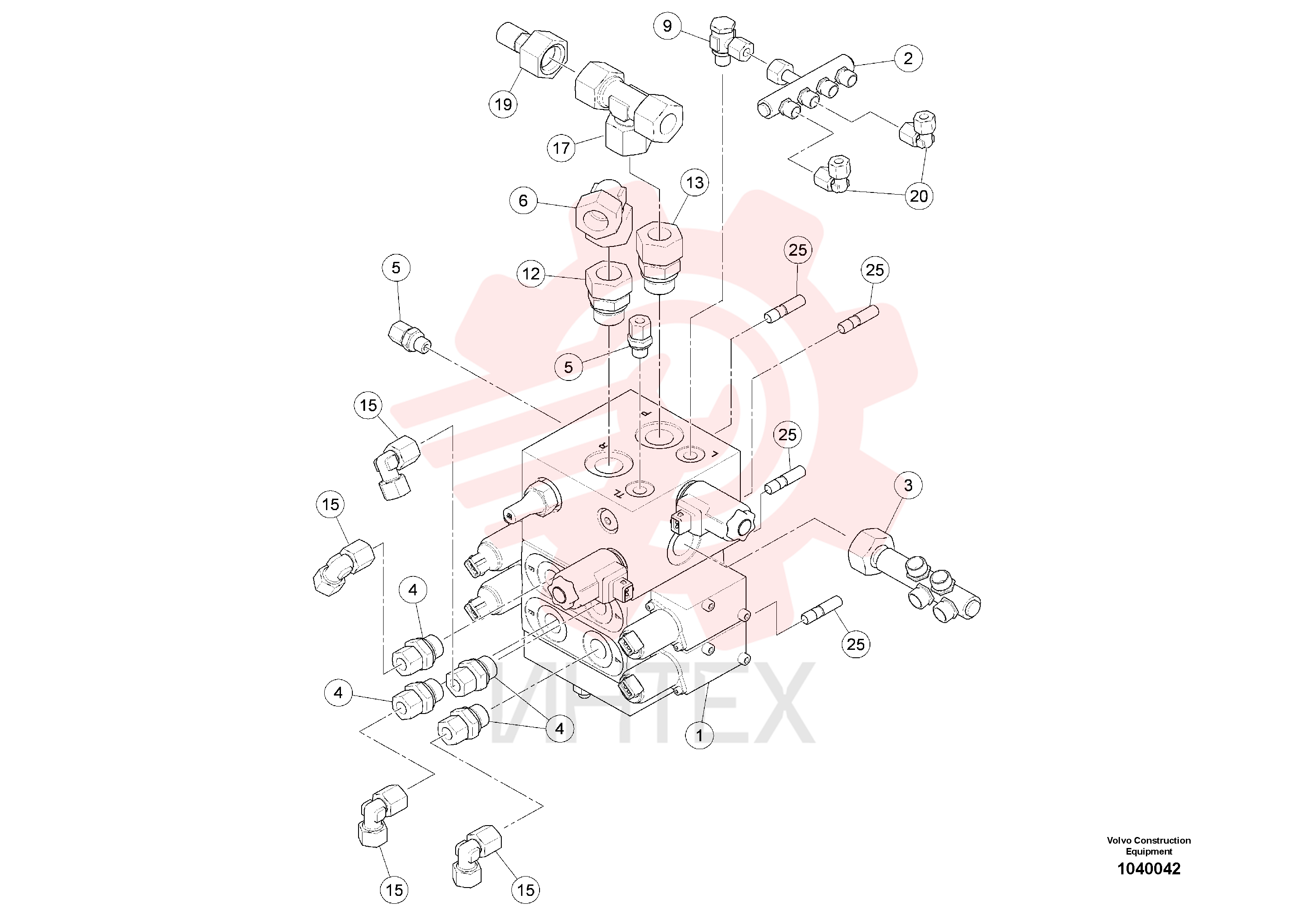Valve block RM 80804511 (2)