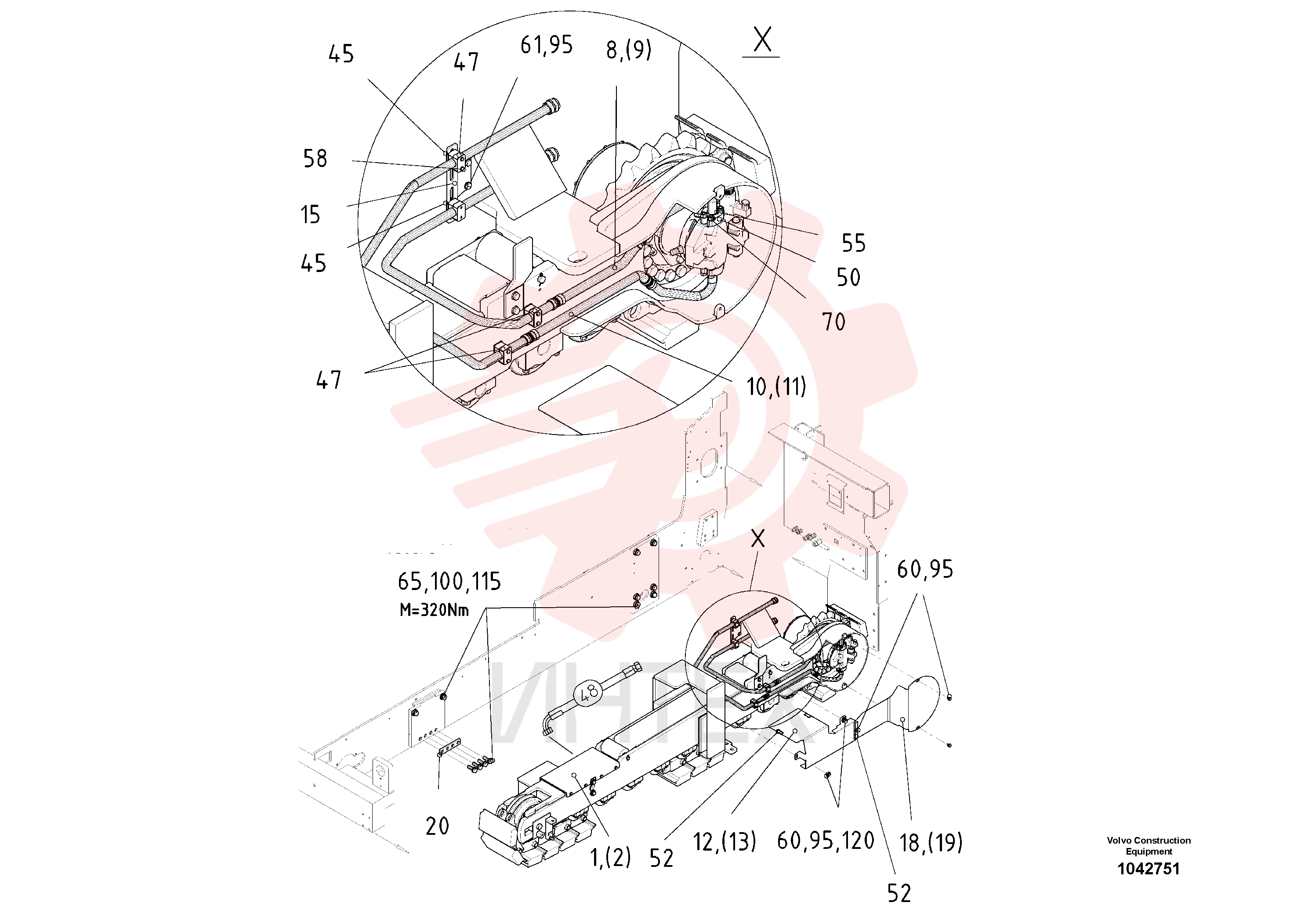 Frame part RM 80639347