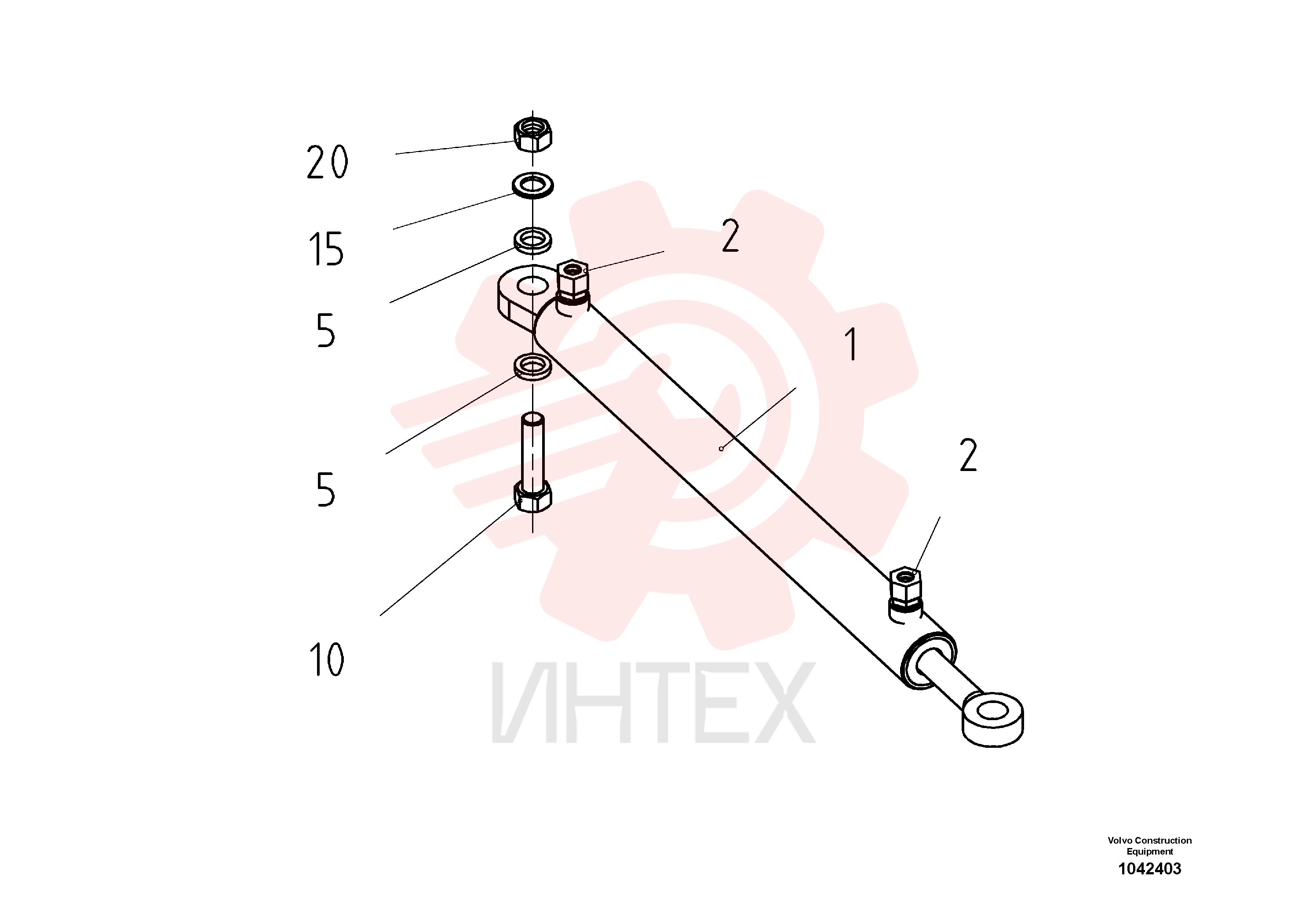 Гидроцилиндр RM 80630759 (1)