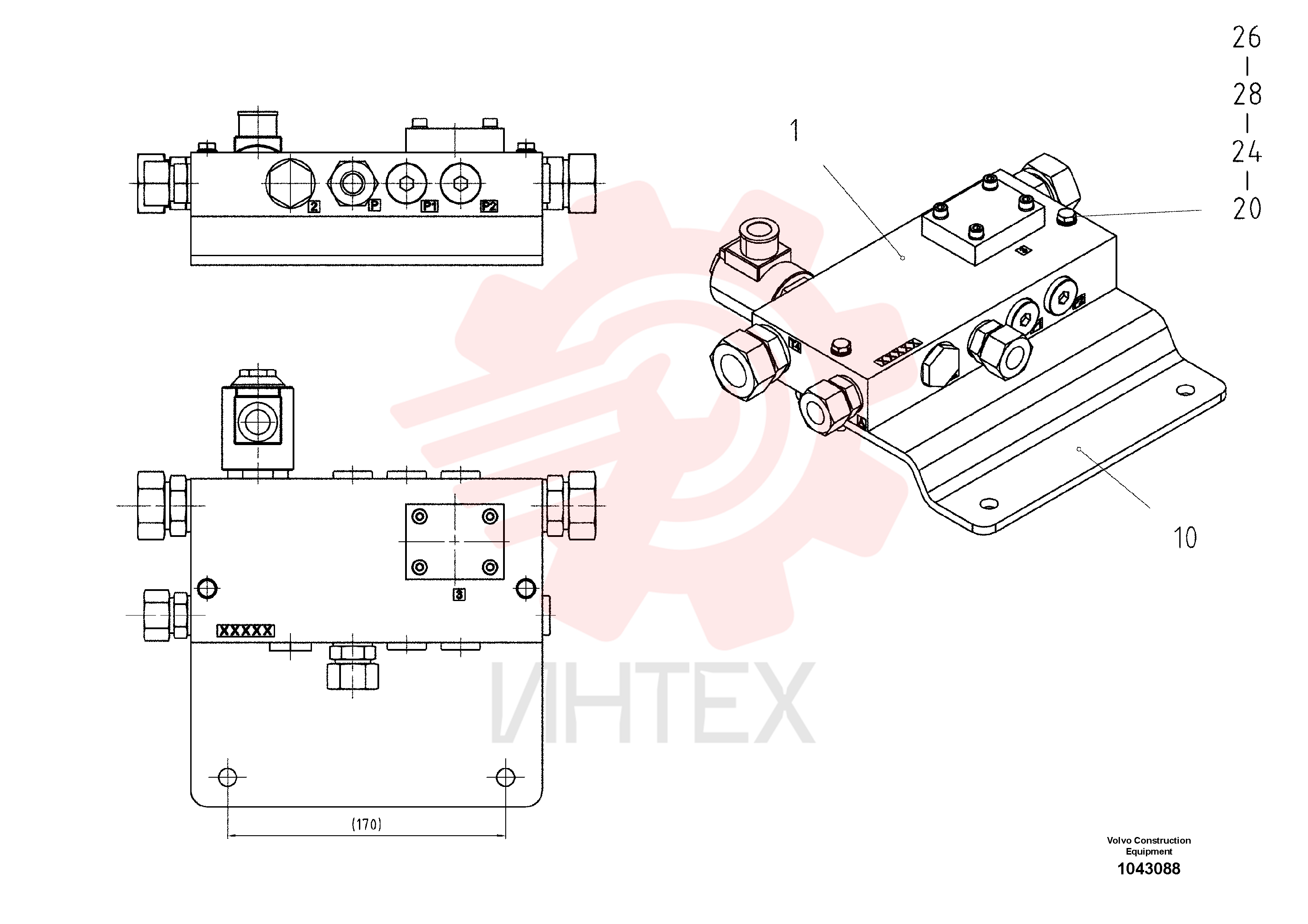 Valve block RM 80816010